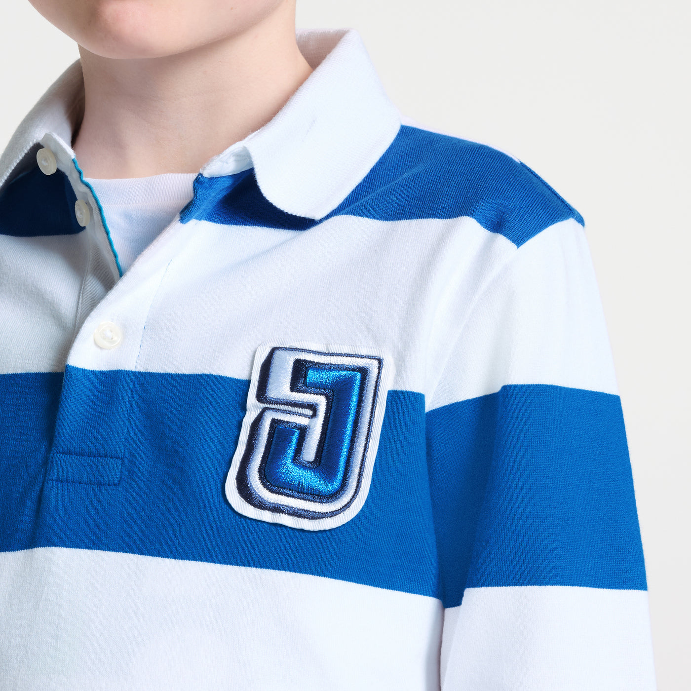 Boy jersey polo shirt