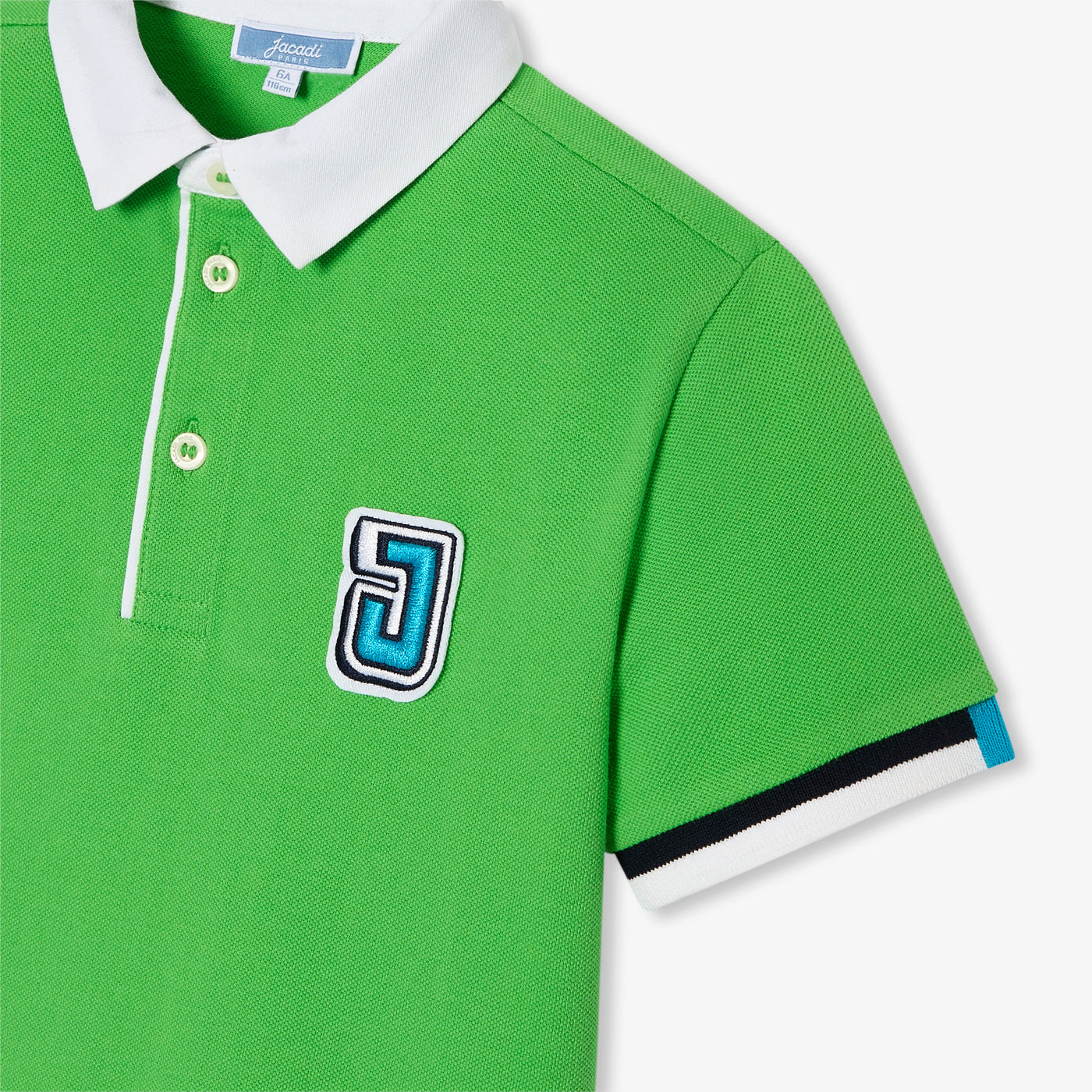 Boy polo shirt in cotton piqué