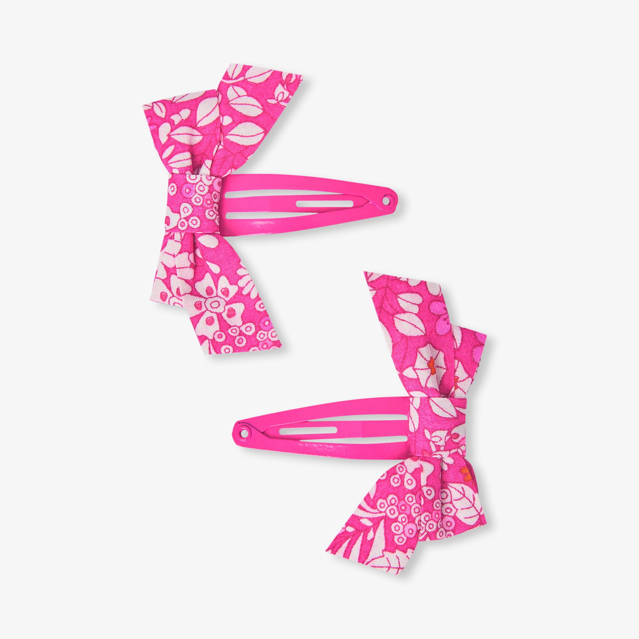 Baby girl duo of barrettes in Liberty fabric