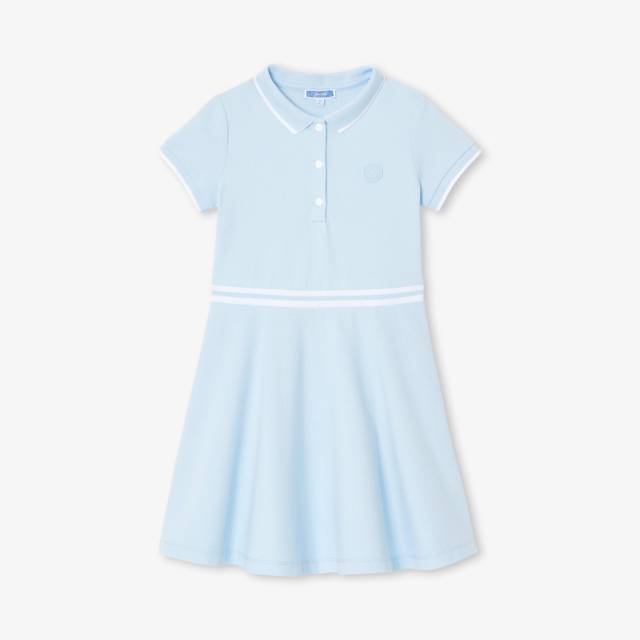 Girl dress in cotton piqué