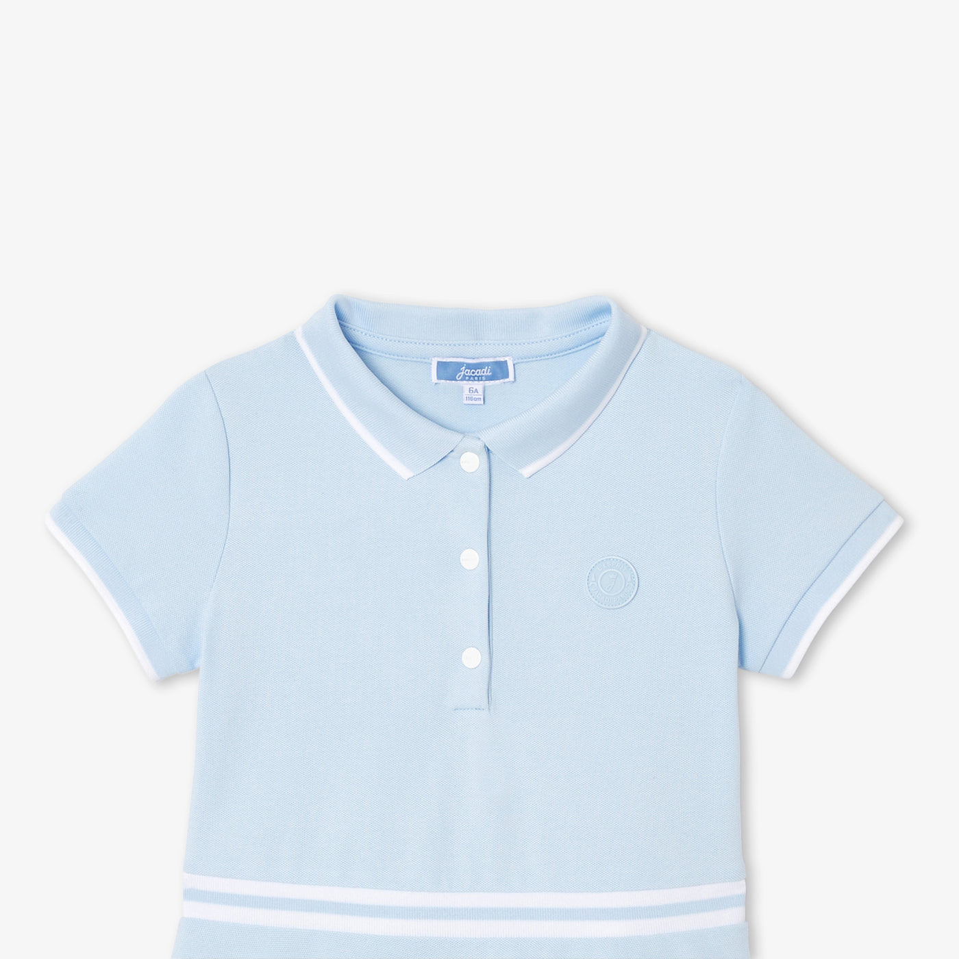 Girl dress in cotton piqué