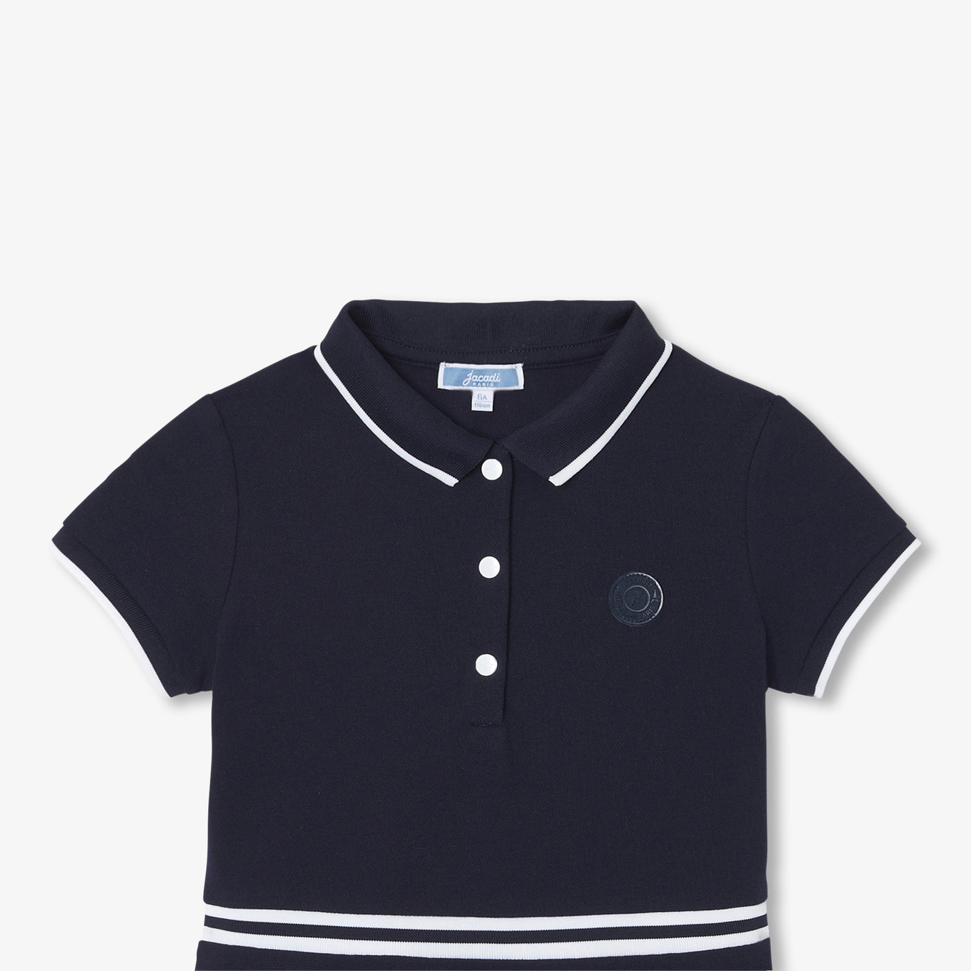 Girl dress in cotton piqué