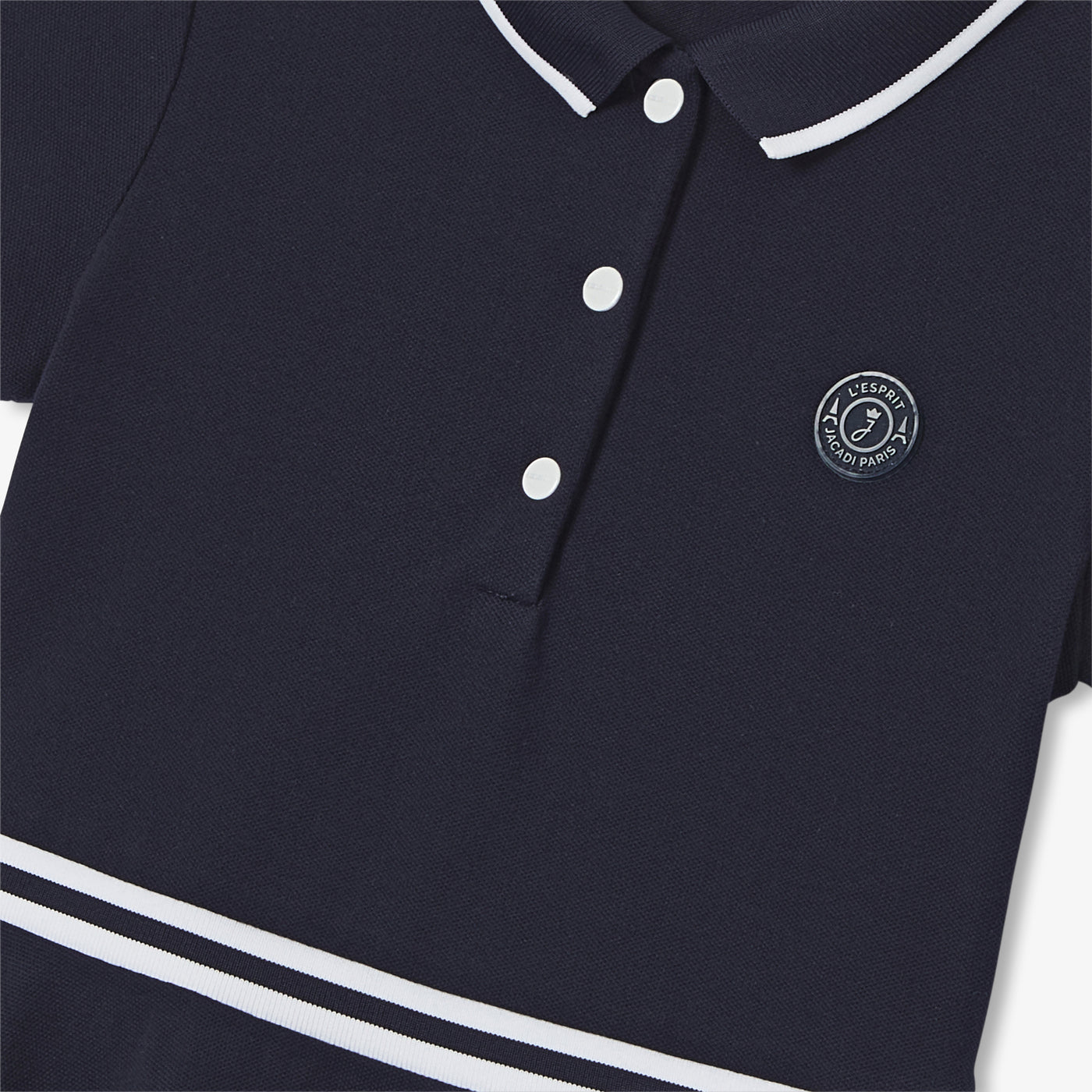 Girl dress in cotton piqué