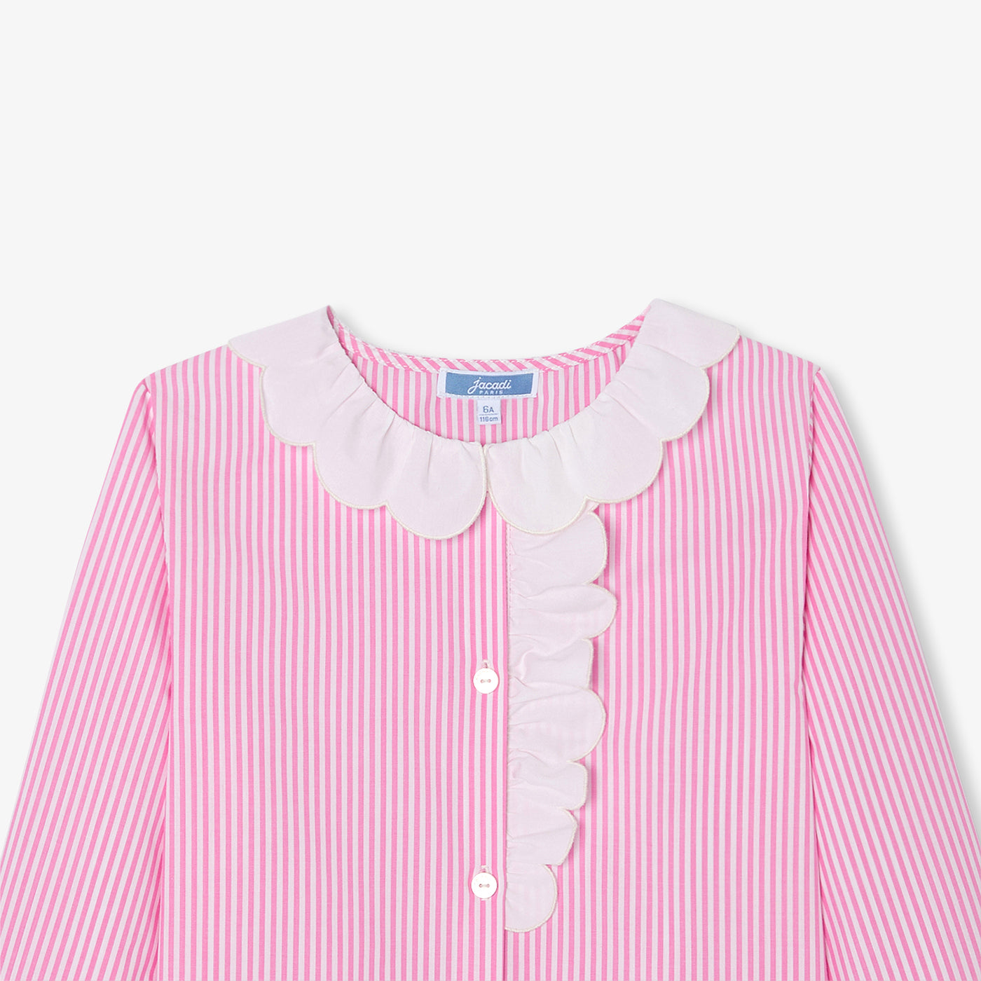 Girl blouse in poplin