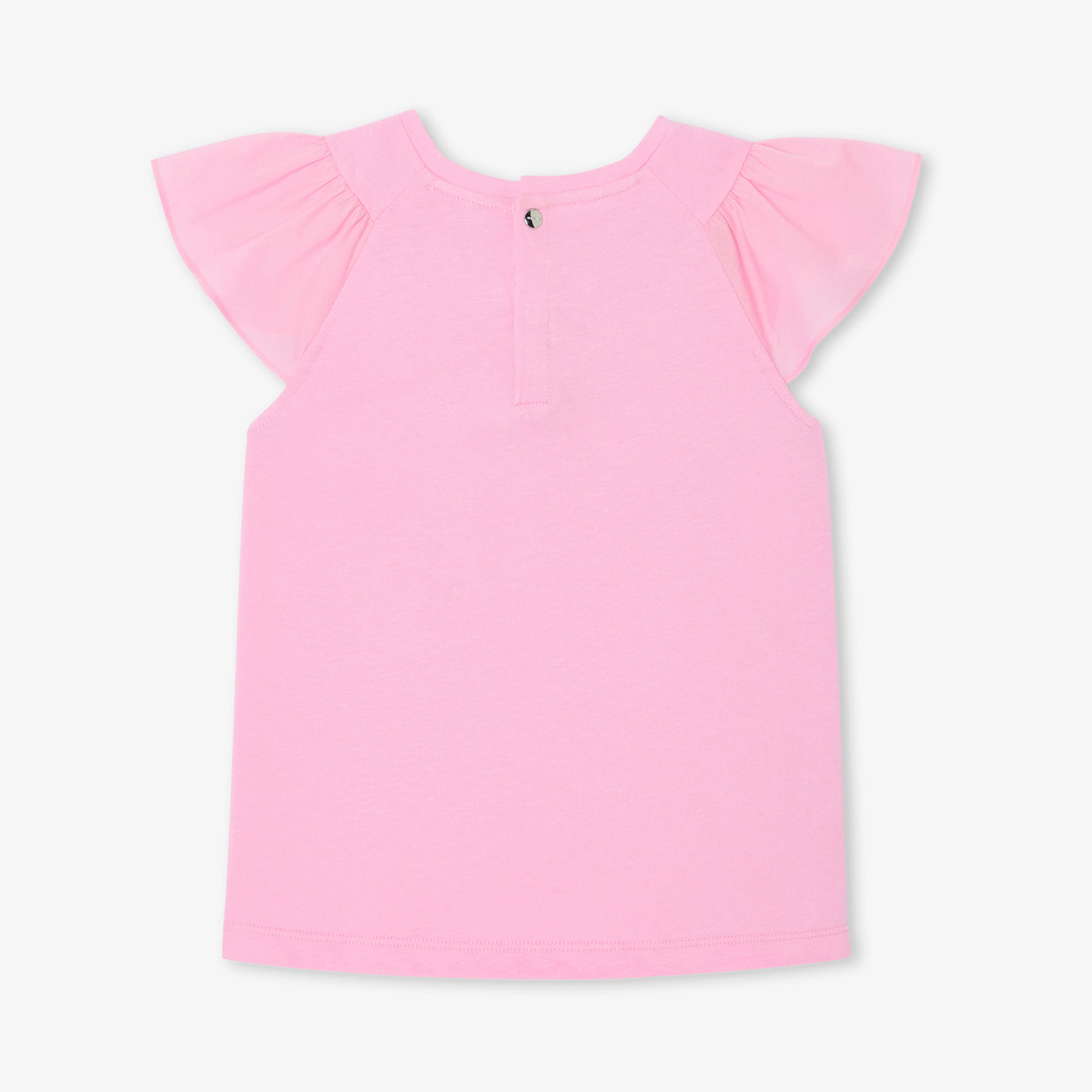 Girl T-shirt with ruffled sleeves