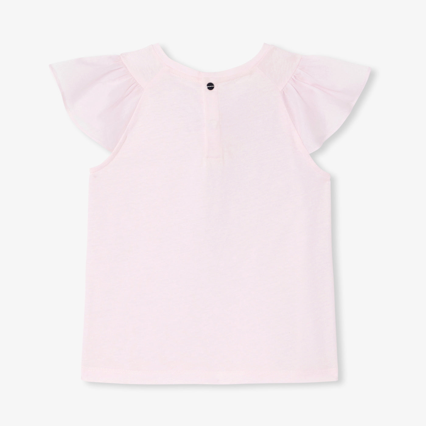 Girl T-shirt with ruffled sleeves
