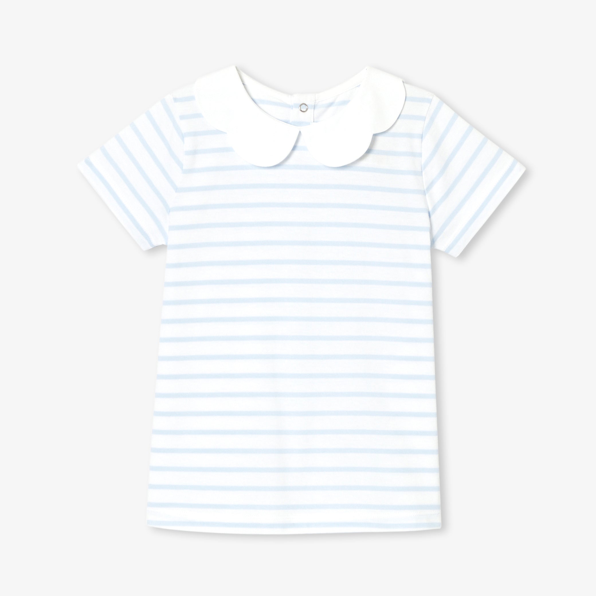 Girl striped polo shirt