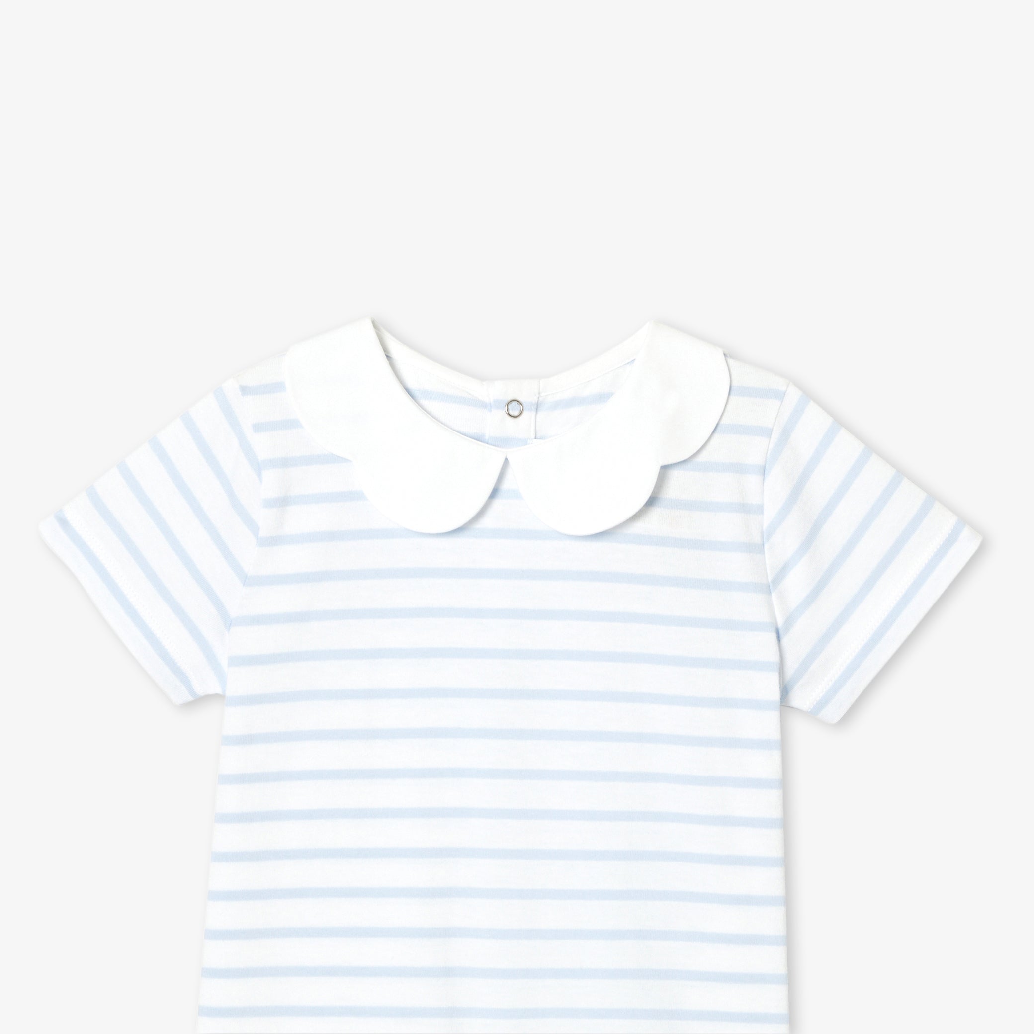 Girl striped polo shirt