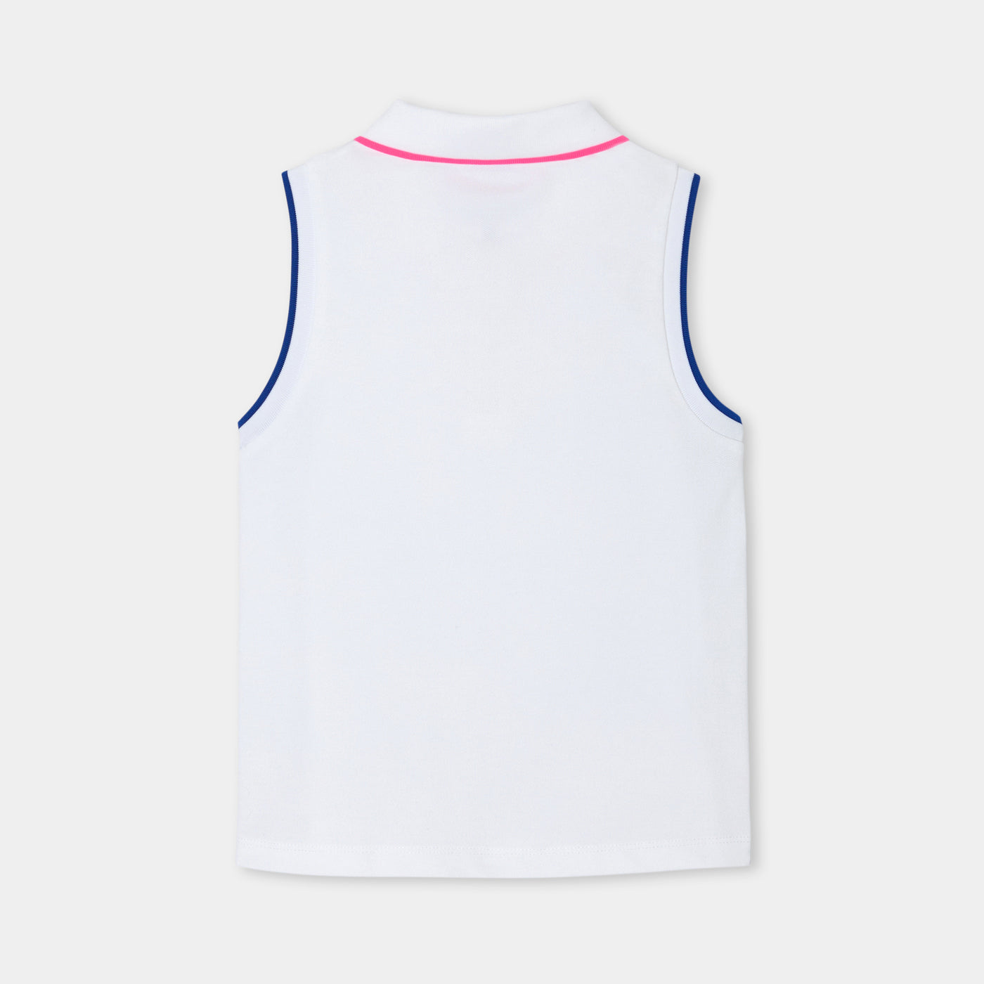 Girl sleeveless polo shirt