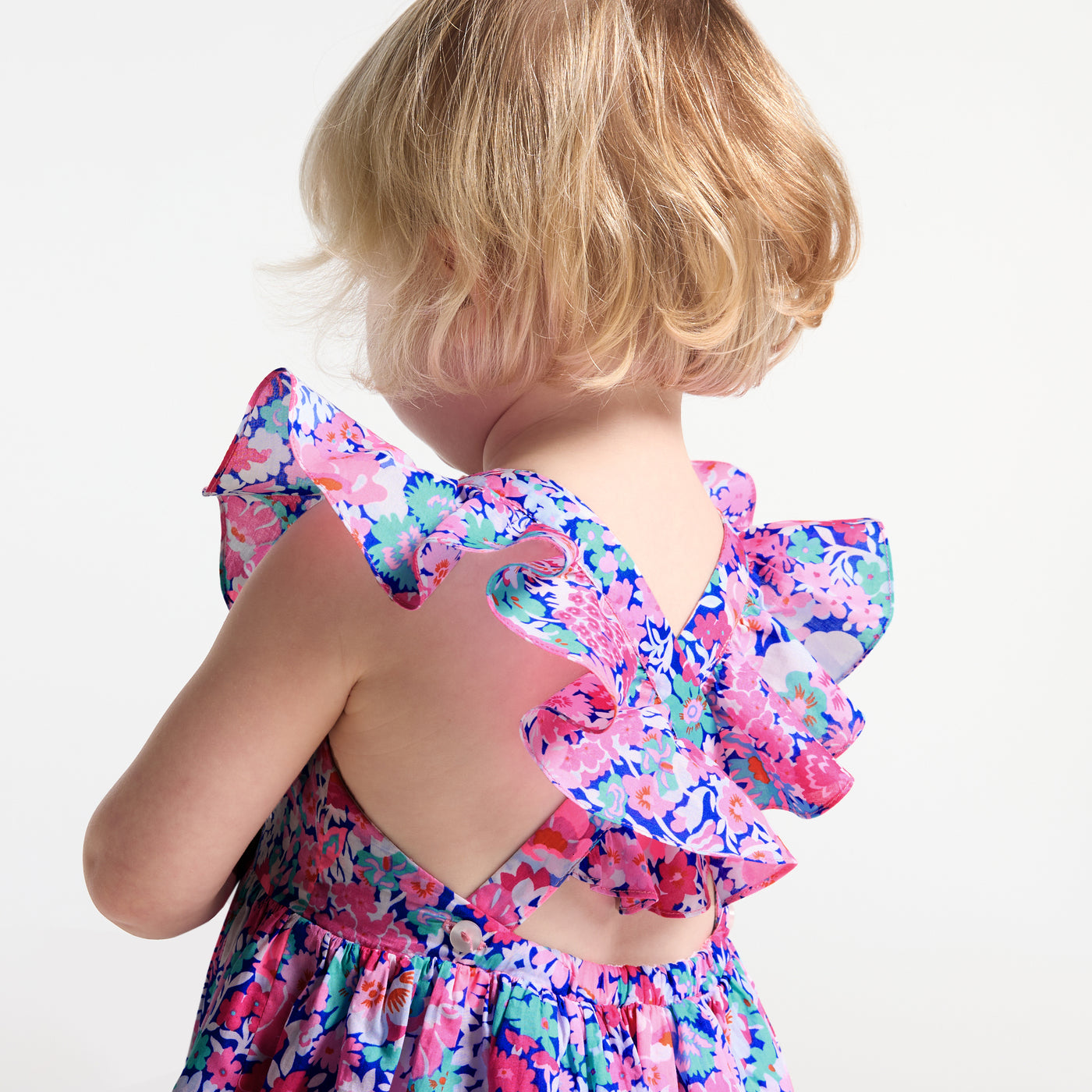 Baby girl dress in Liberty fabric