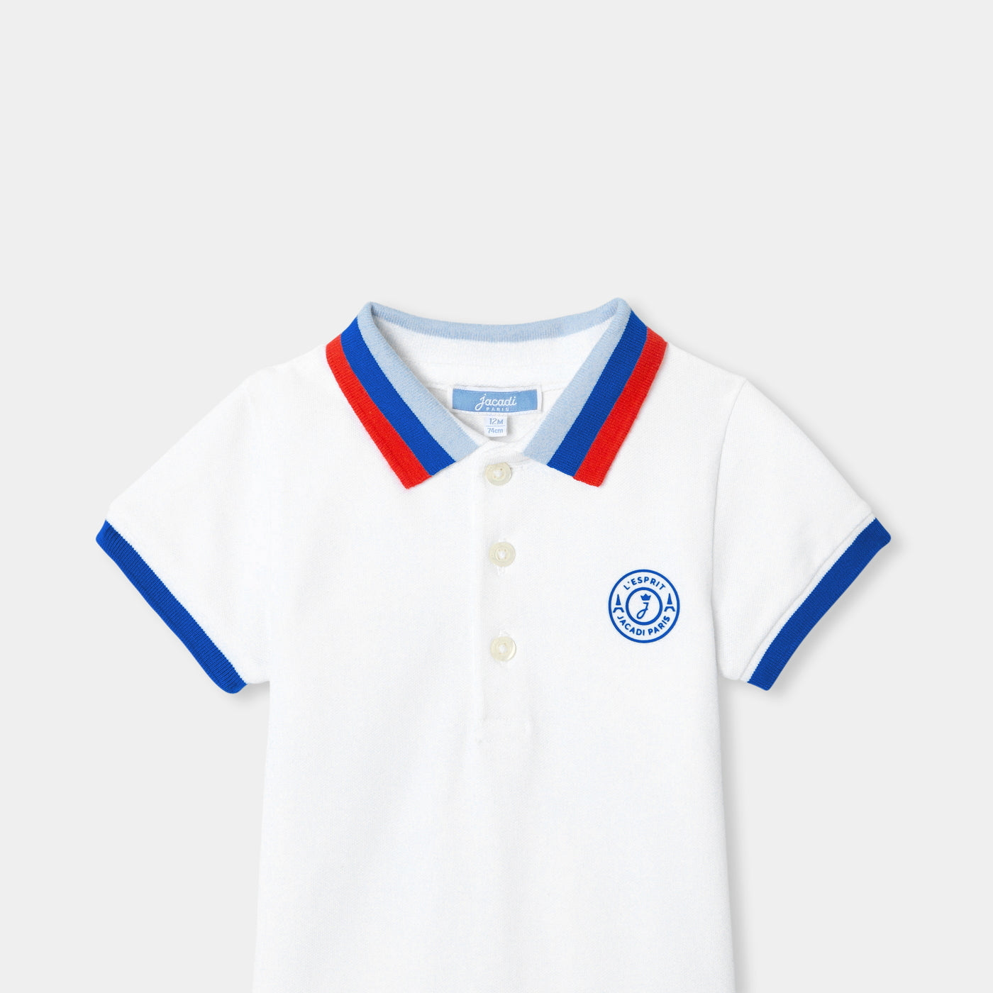 Baby boy polo neck bodysuit