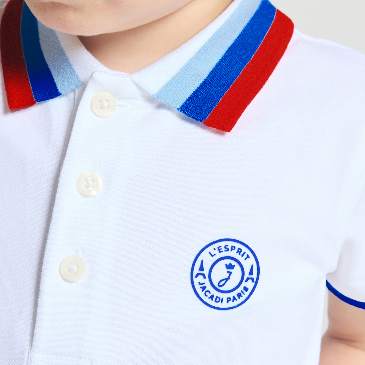 Baby boy polo neck bodysuit