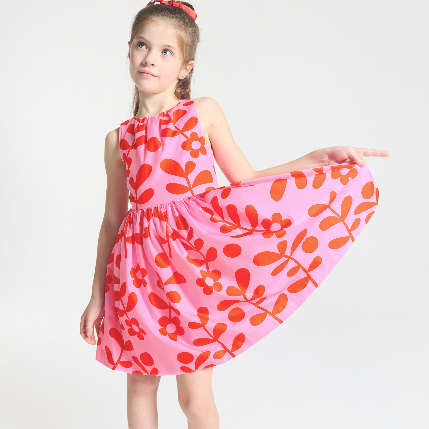 Girl sleeveless dress