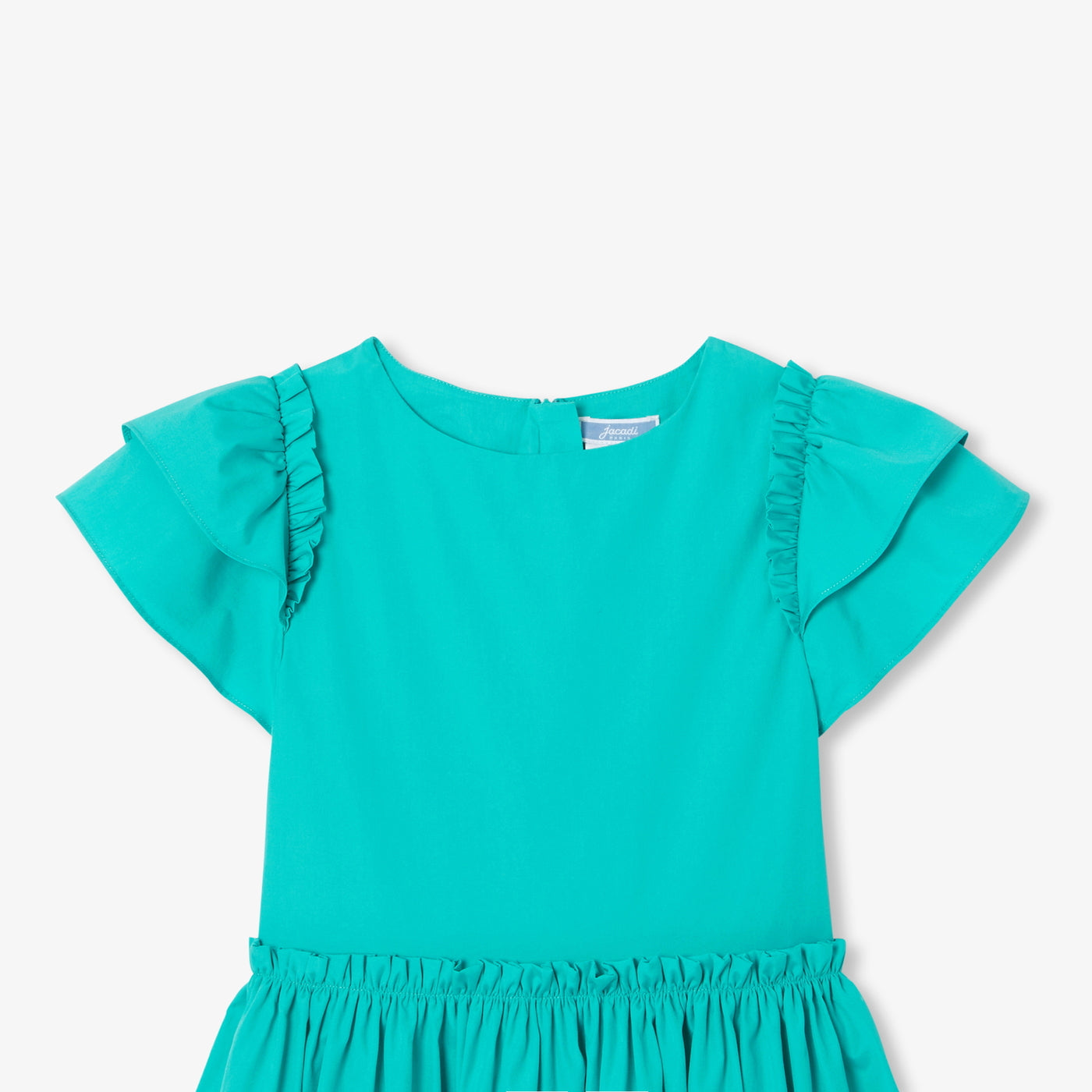 Girl dress in cotton poplin