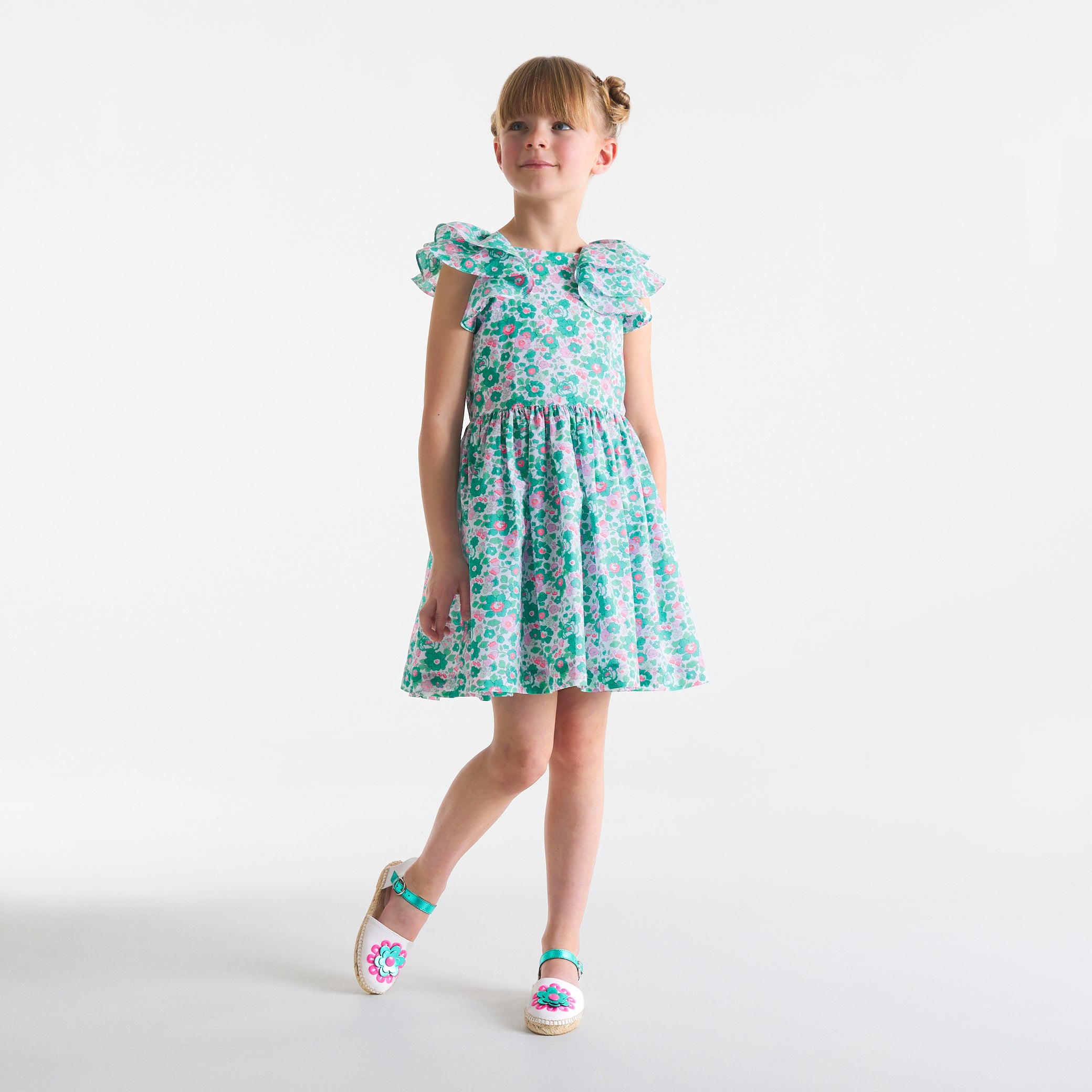 Girl dress in Liberty fabric