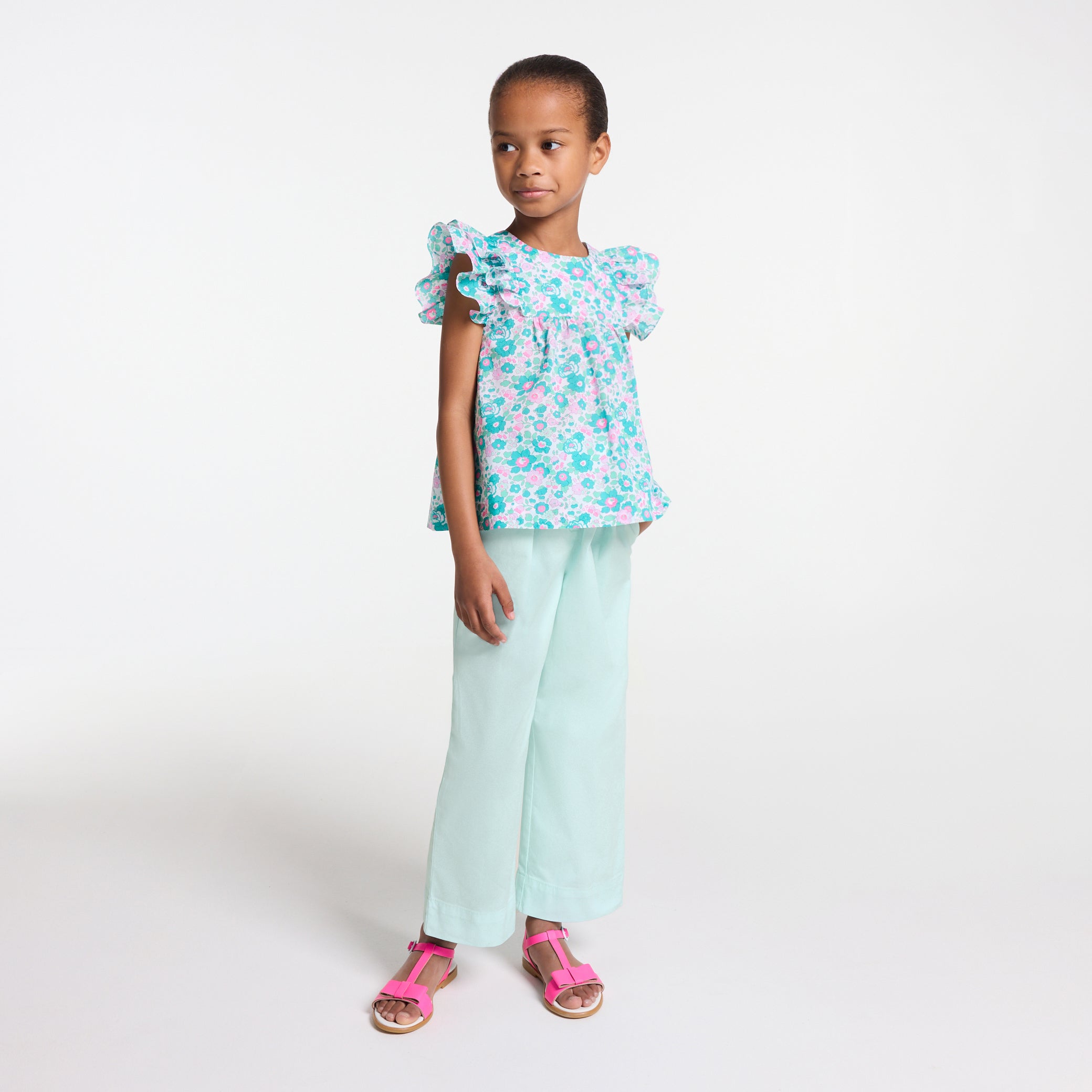 Girl wide-leg trousers