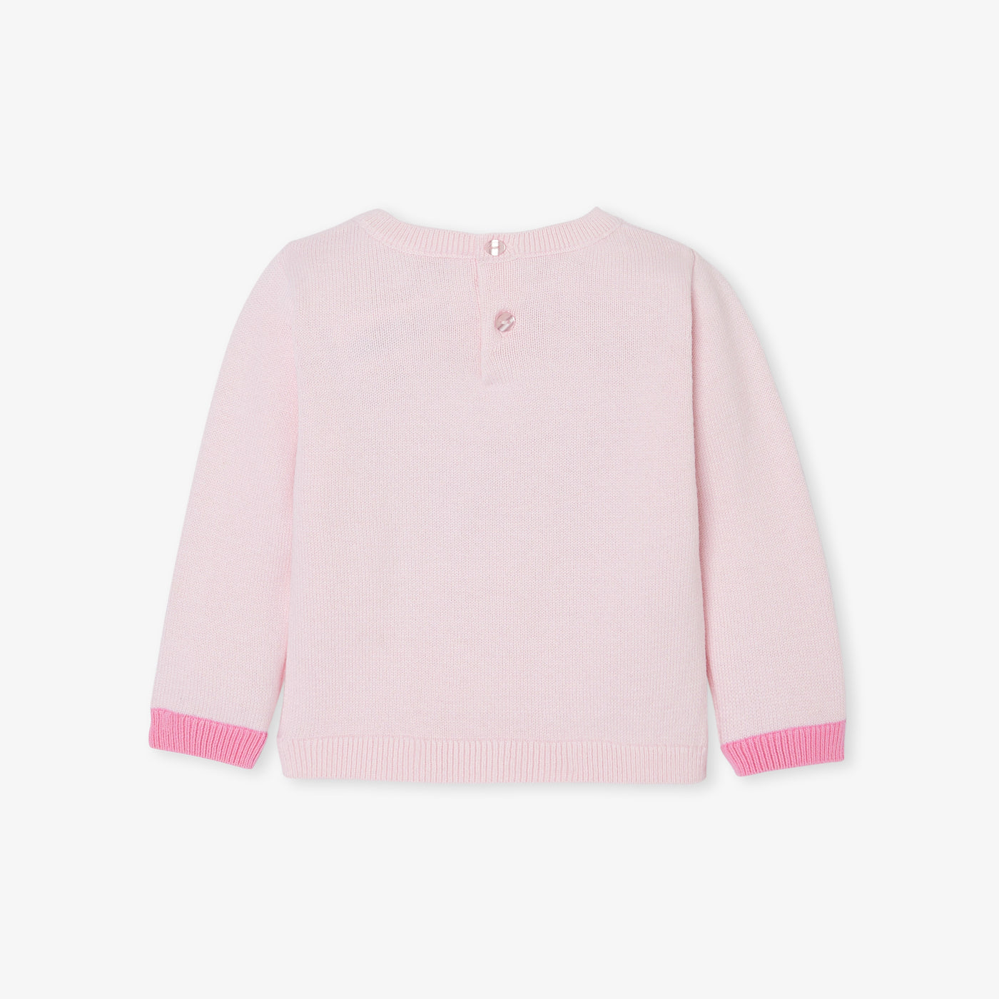 Baby girl intarsia jumper