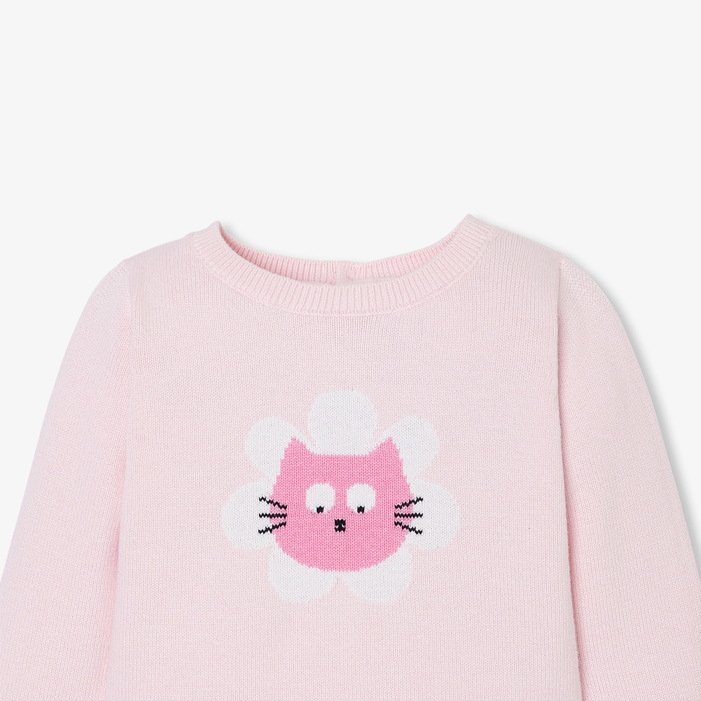 Baby girl intarsia jumper