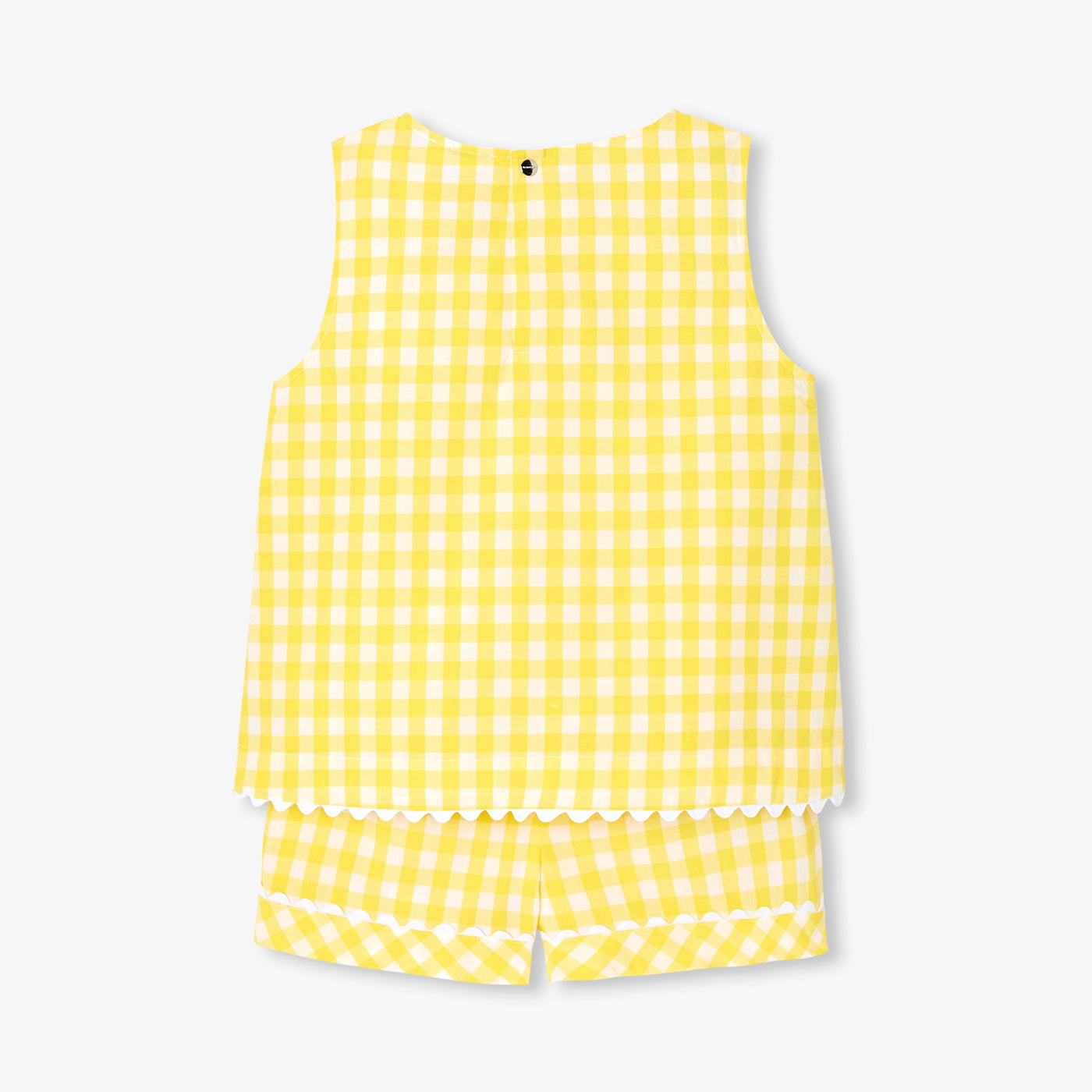 Girl gingham short pyjamas
