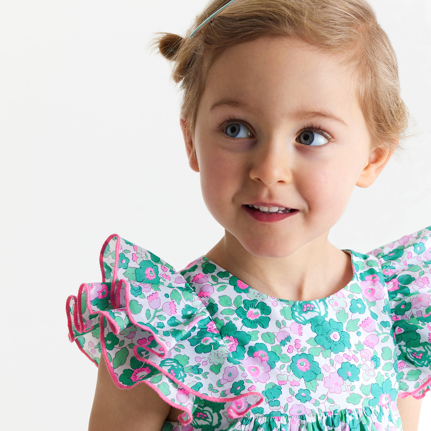 Baby girl dress in Liberty fabric