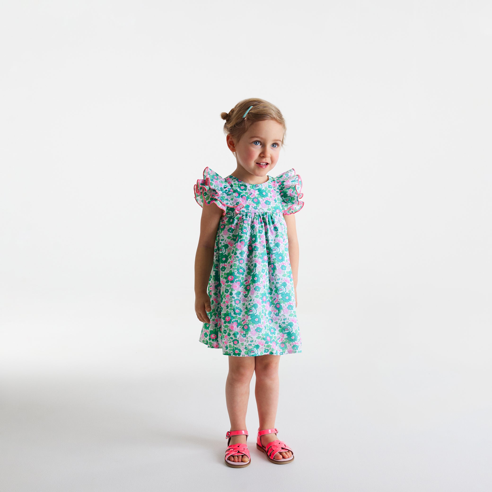 Baby girl dress in Liberty fabric