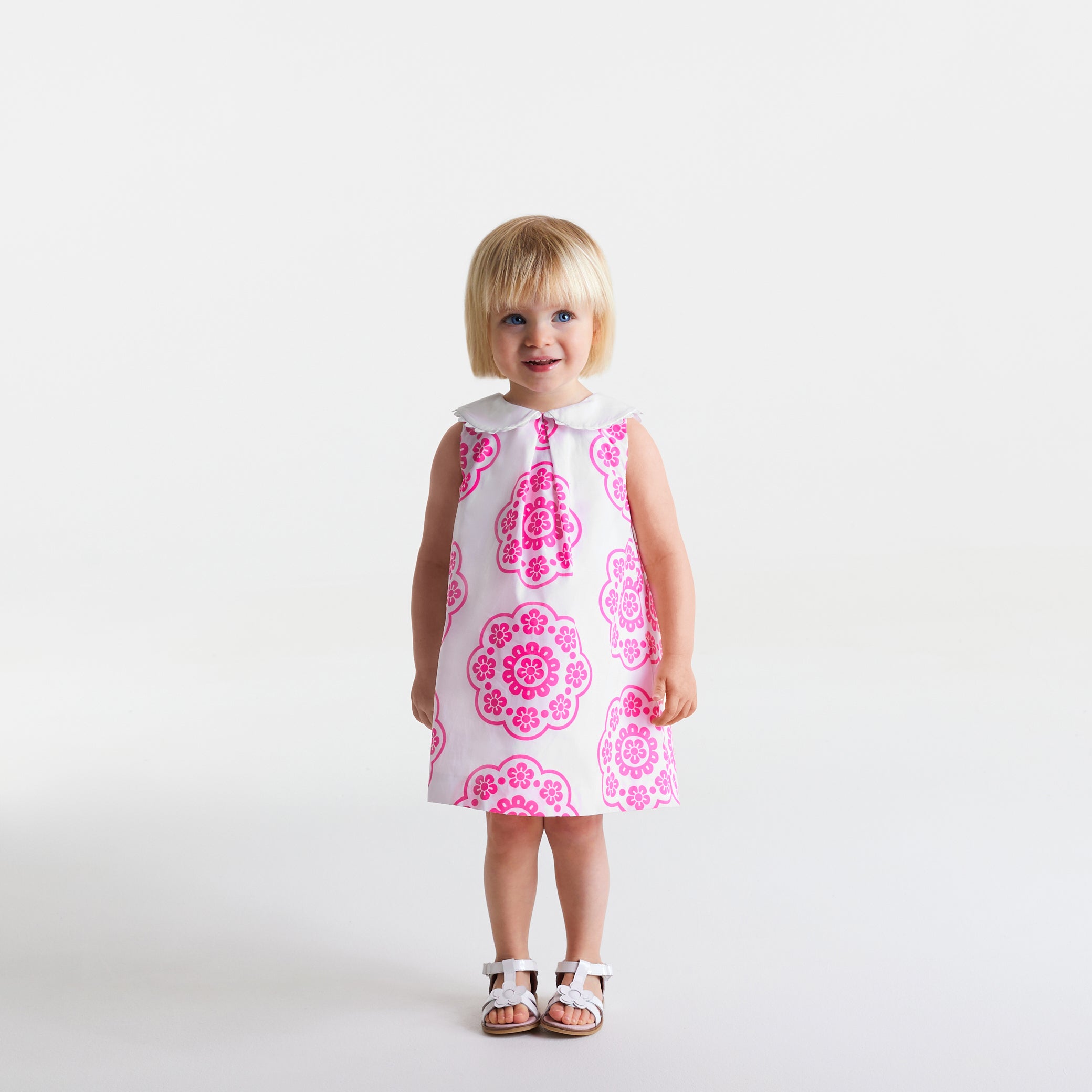 Baby girl rose print dress