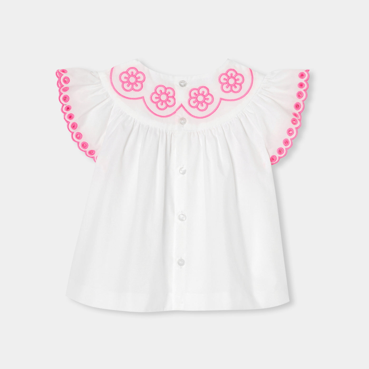 Baby girl short-sleeved blouse