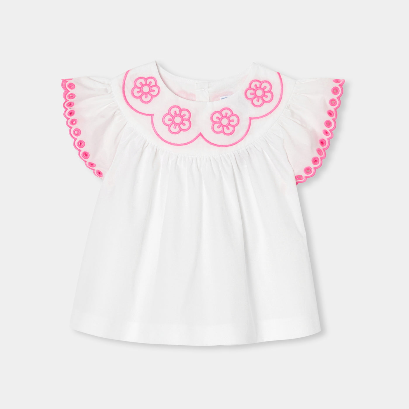 Baby girl short-sleeved blouse