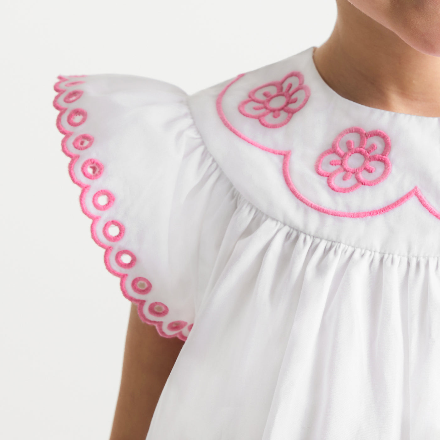 Baby girl short-sleeved blouse