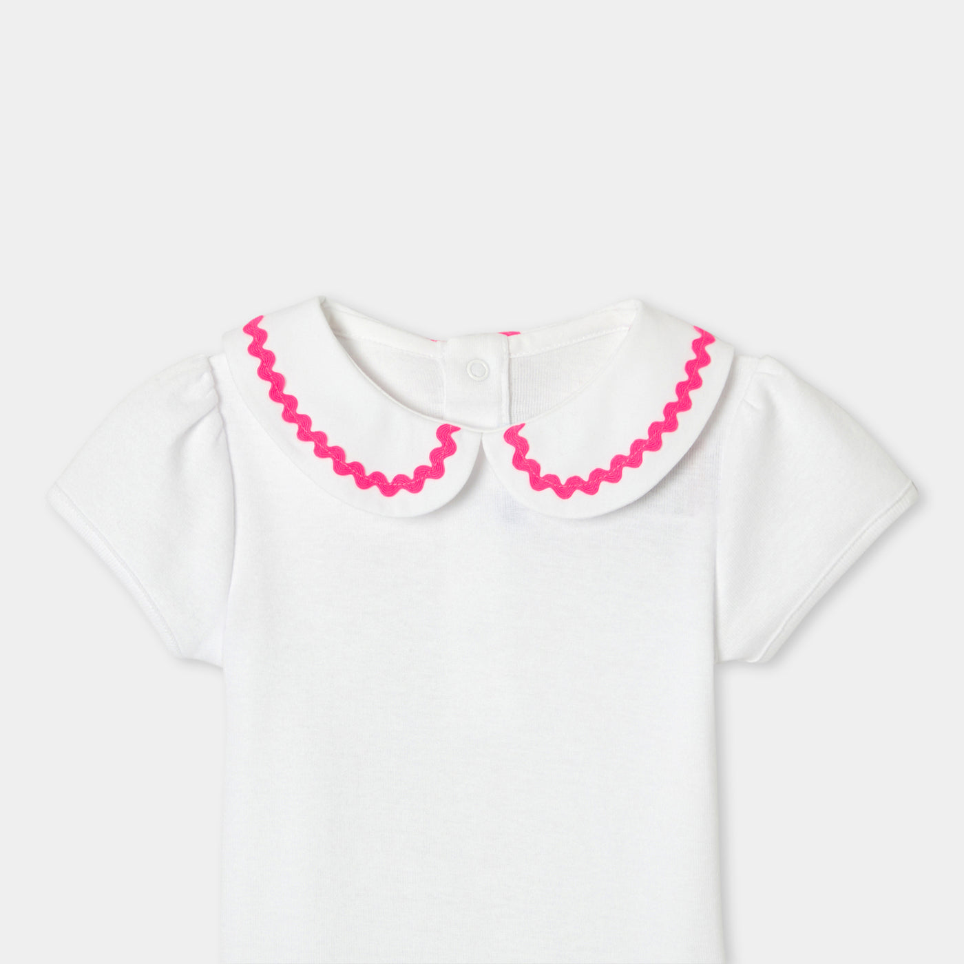 Baby girl short-sleeved bodysuit