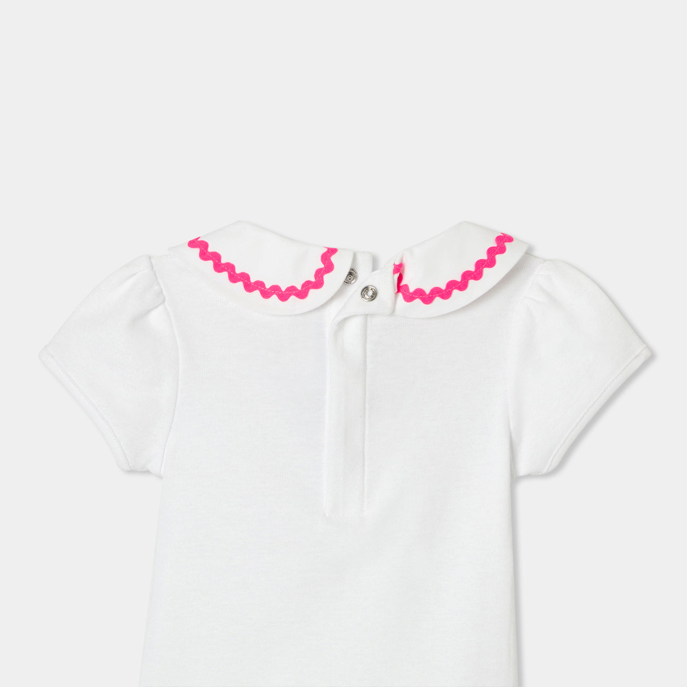 Baby girl short-sleeved bodysuit