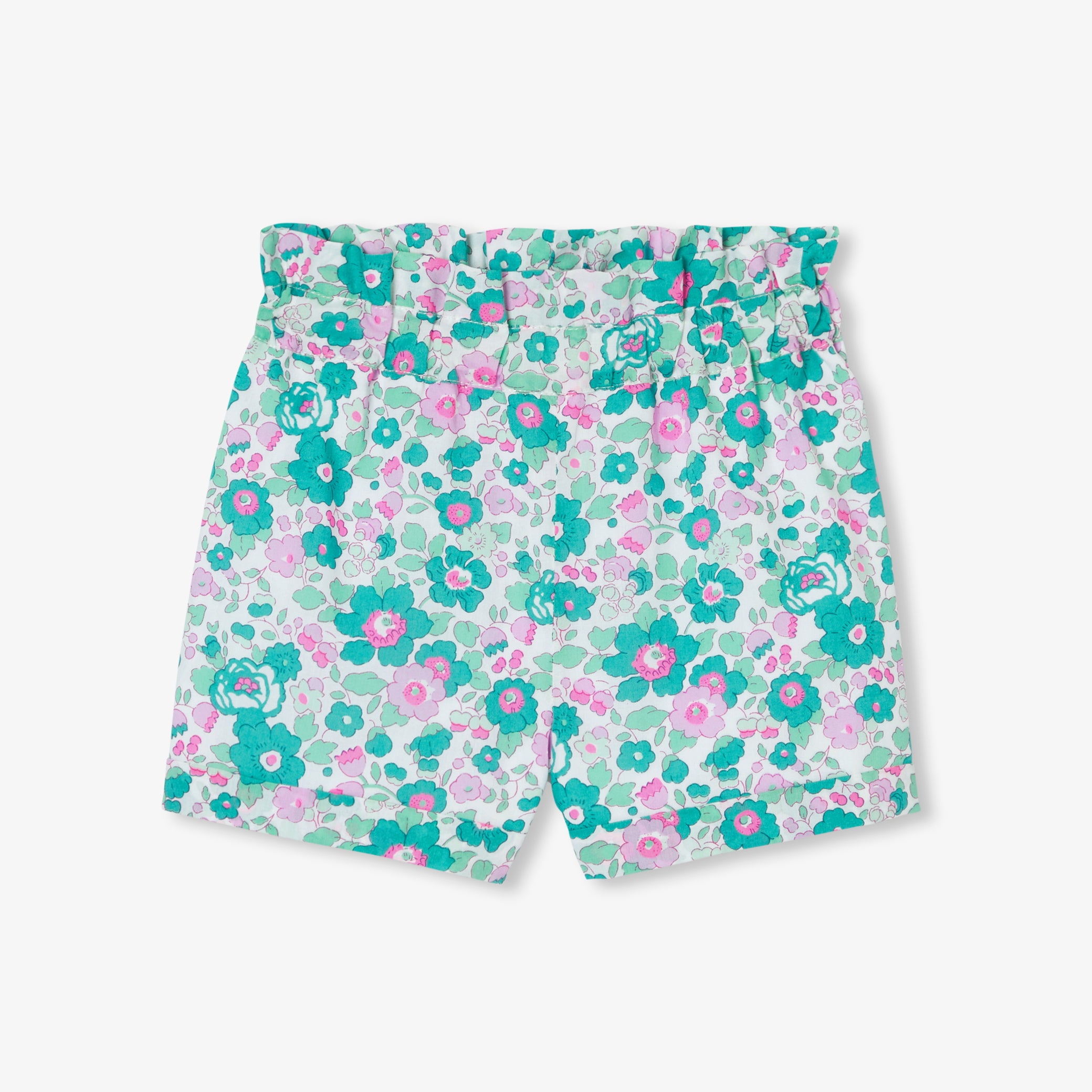 Baby girl shorts in Liberty fabric