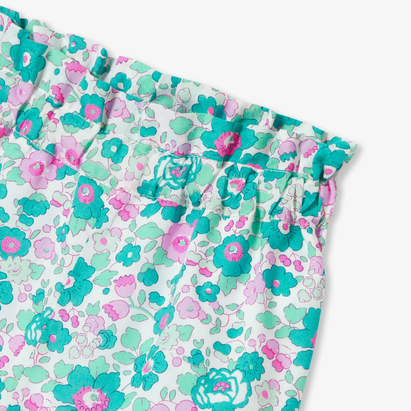 Baby girl shorts in Liberty fabric