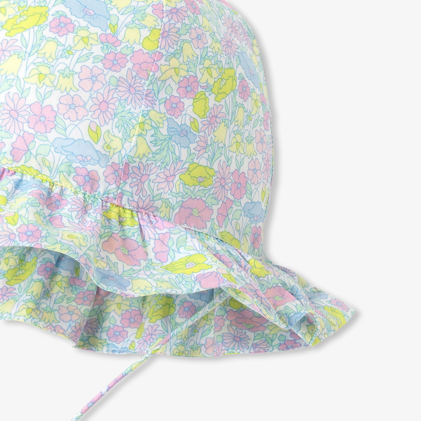 Baby girl hat in Liberty fabric