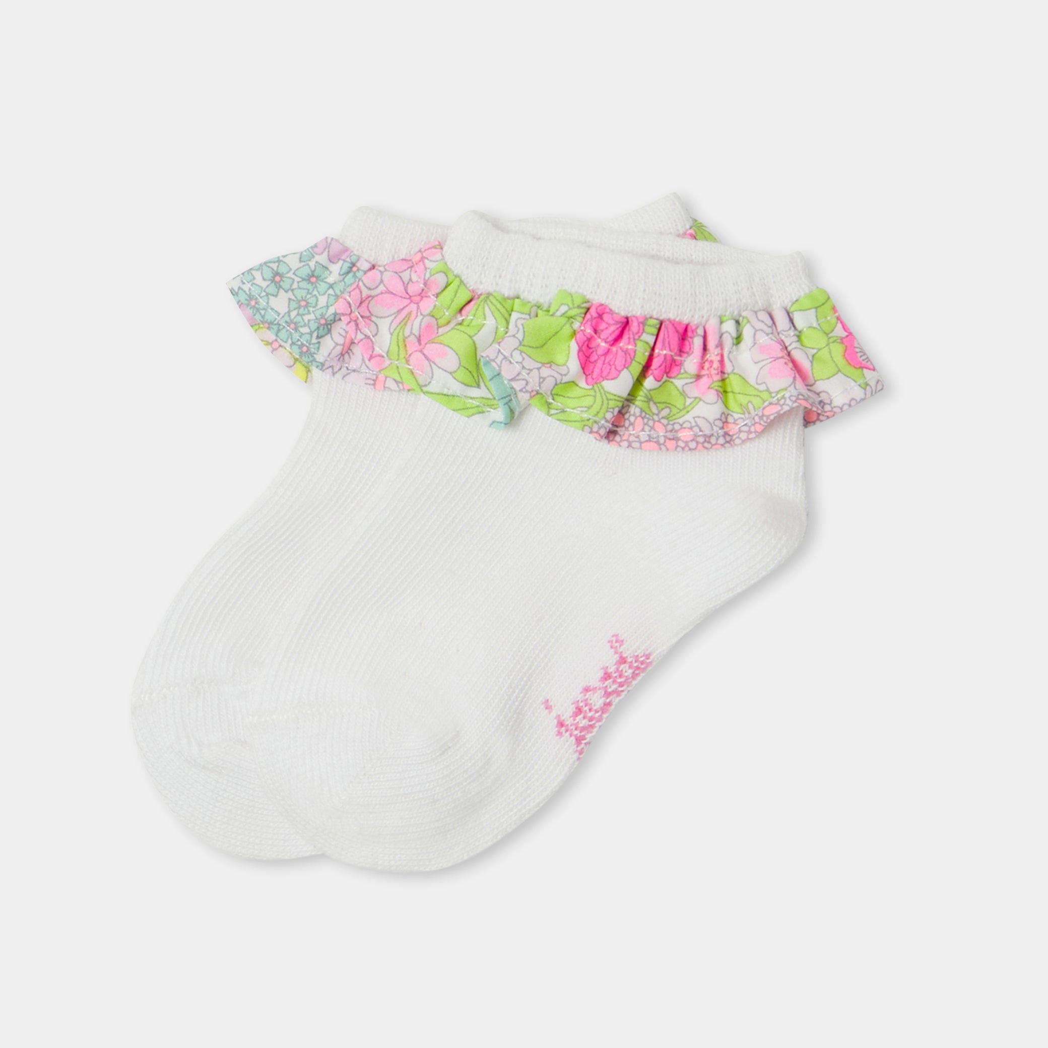 Baby girl ruffled socks