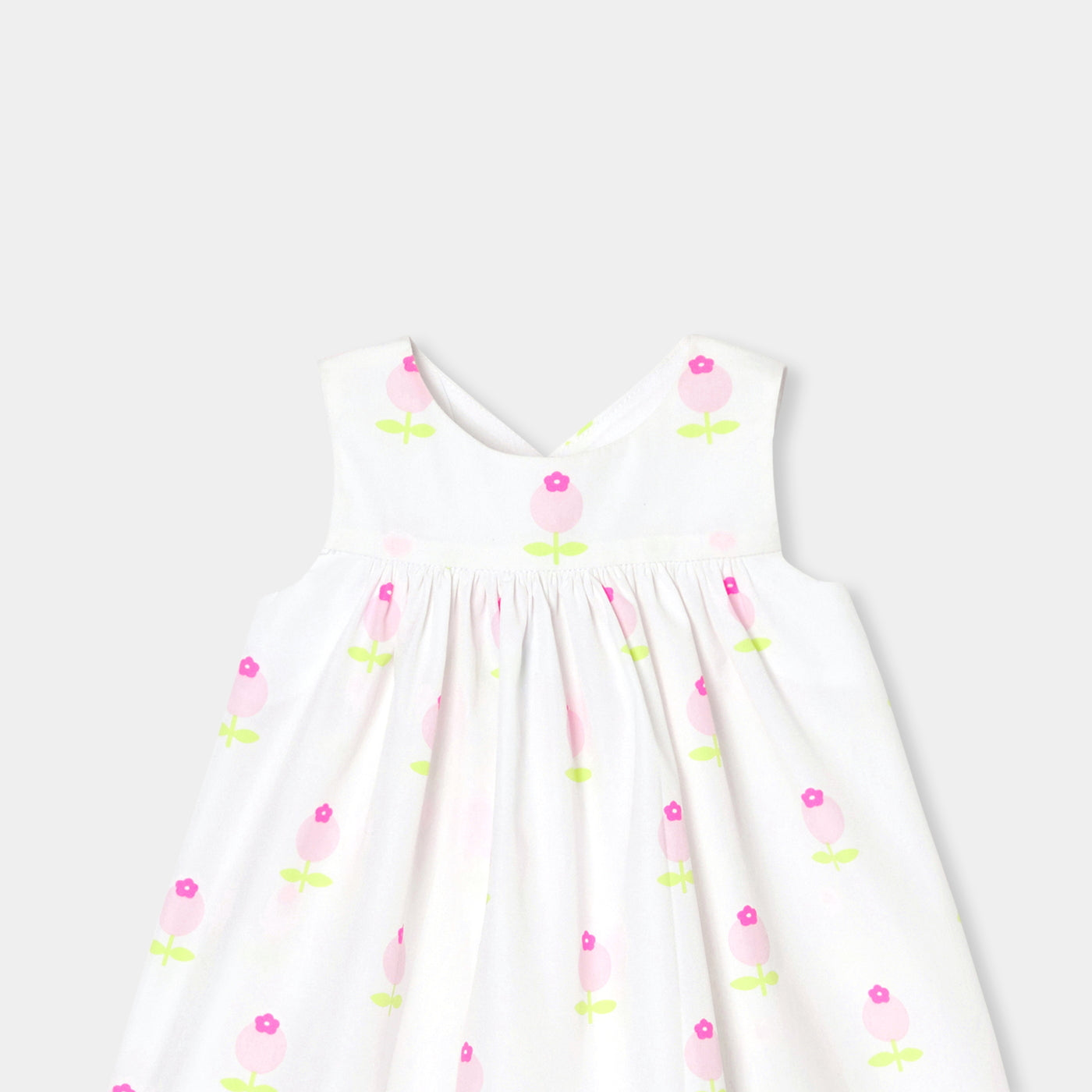 Baby girl dress in poplin