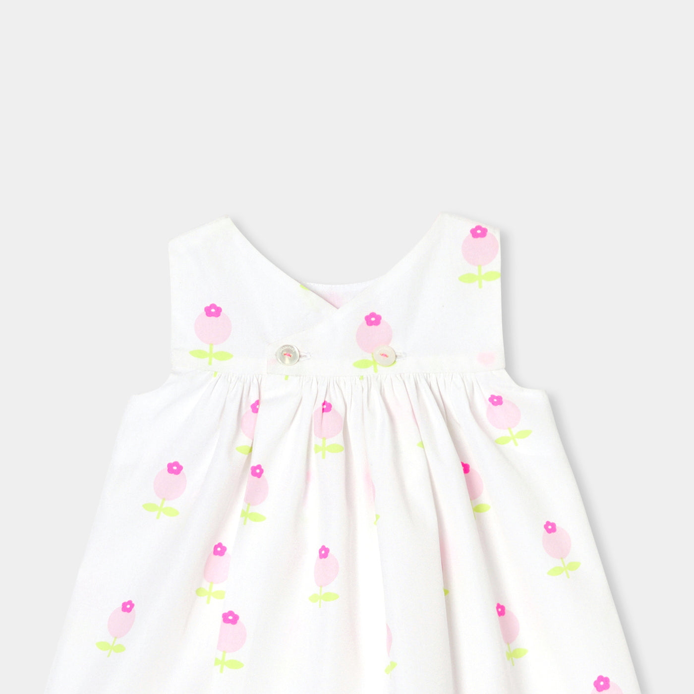Baby girl dress in poplin
