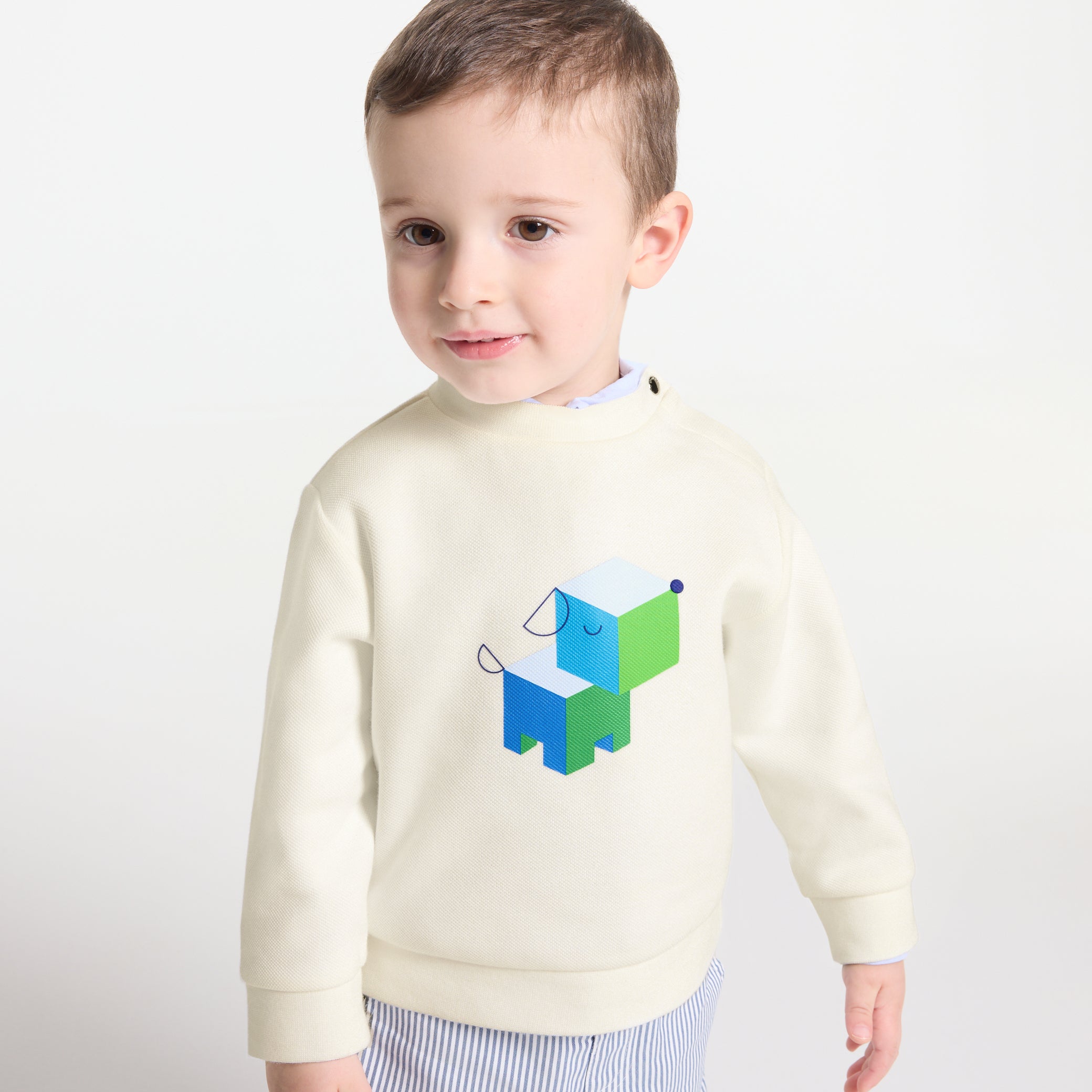 Baby boy fleece sweatshirt