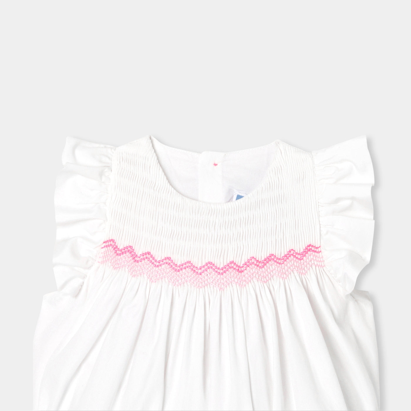 Baby girl smocked romper