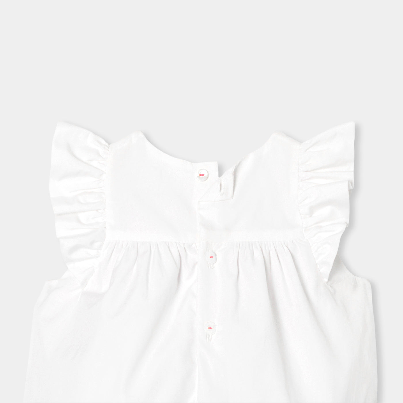 Baby girl smocked romper