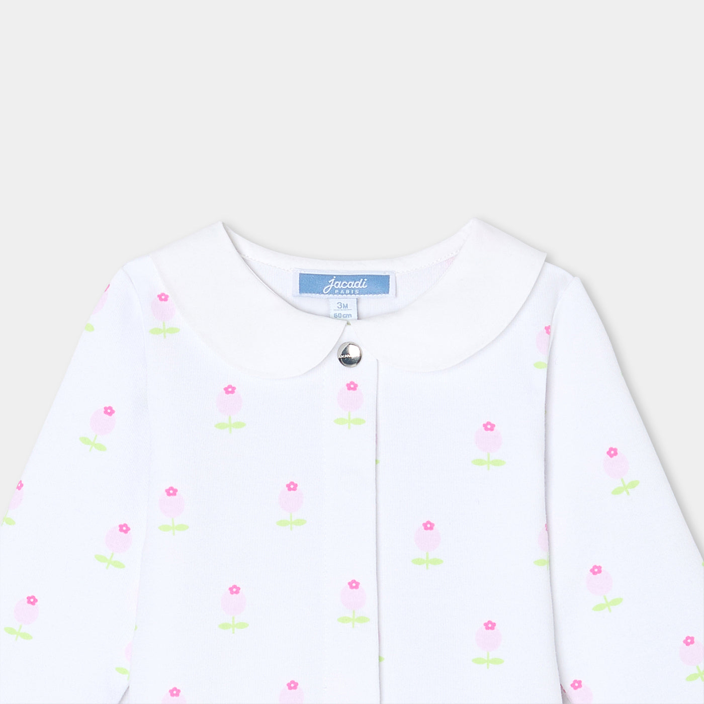 Baby girl footless pyjamas