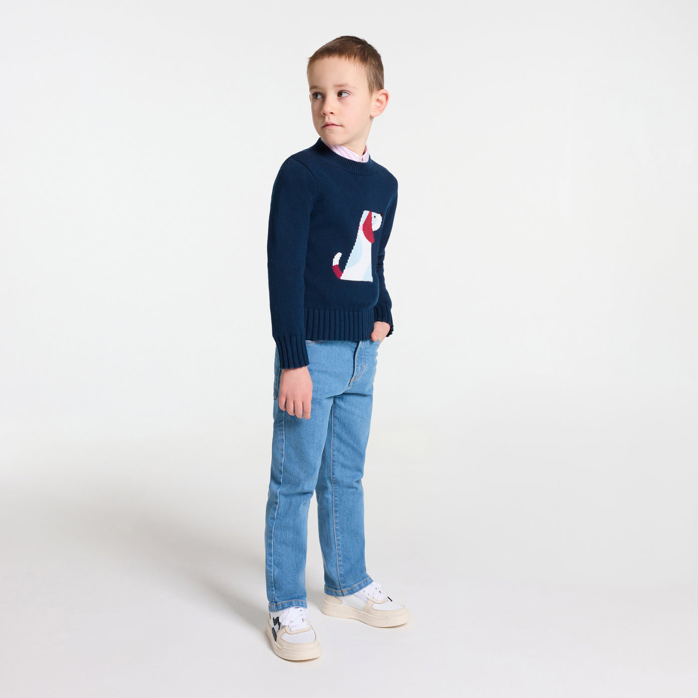 Boy cotton jersey sweater