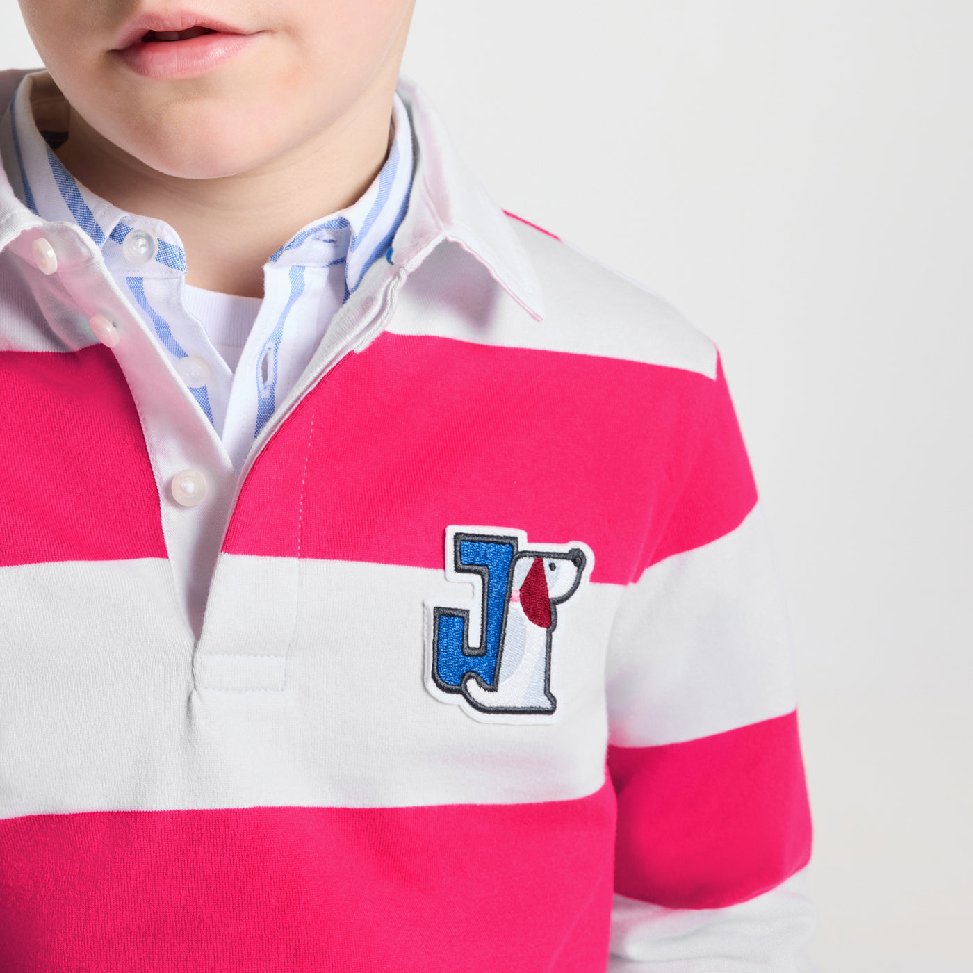 Boy long-sleeved polo shirt