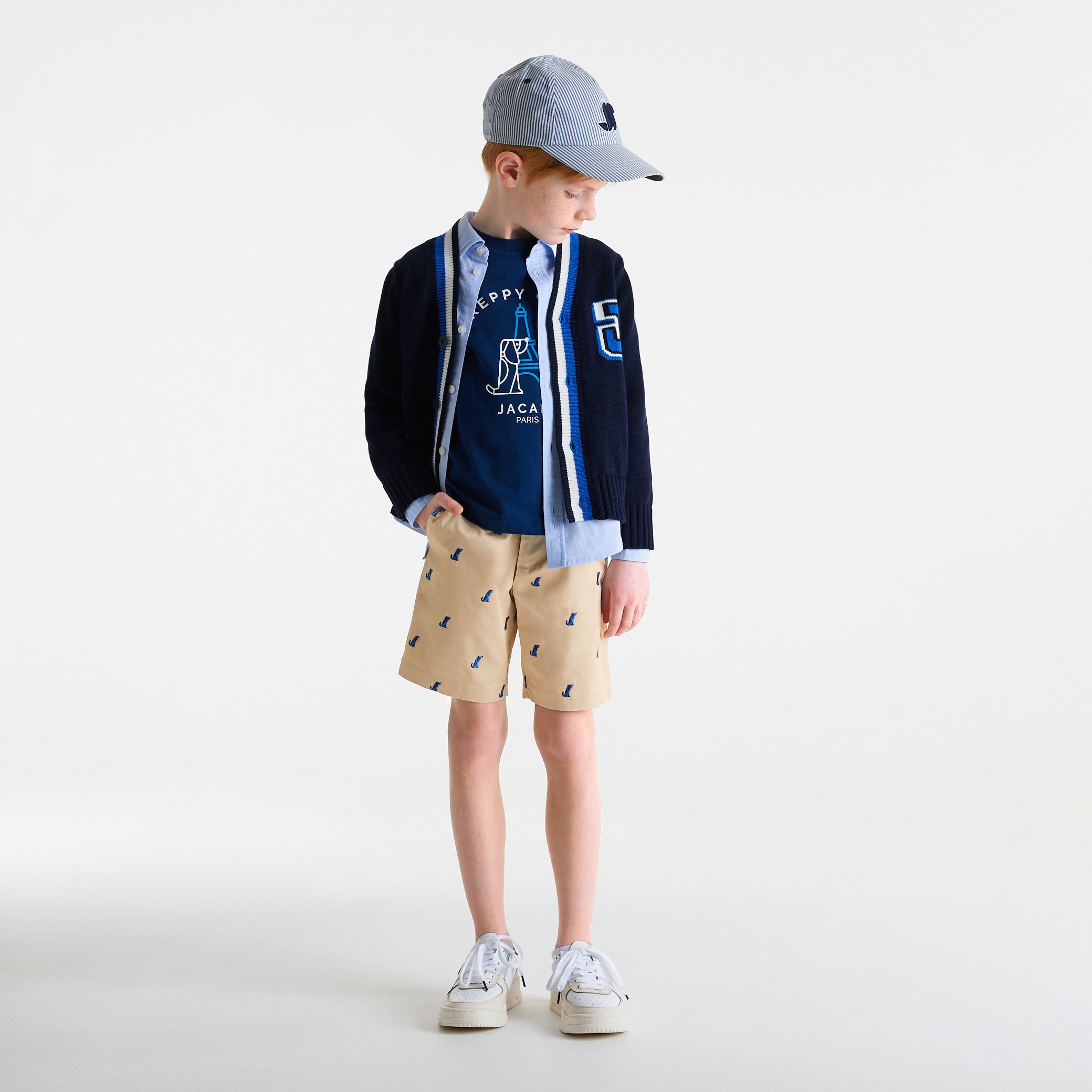 Boy shorts in twill