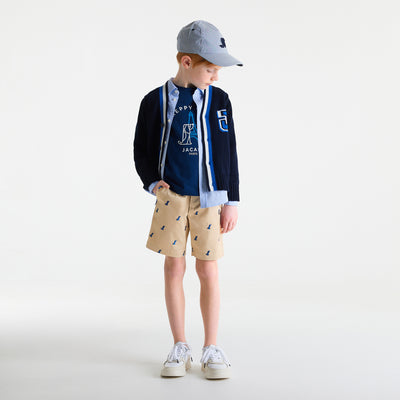 Boy shorts in twill