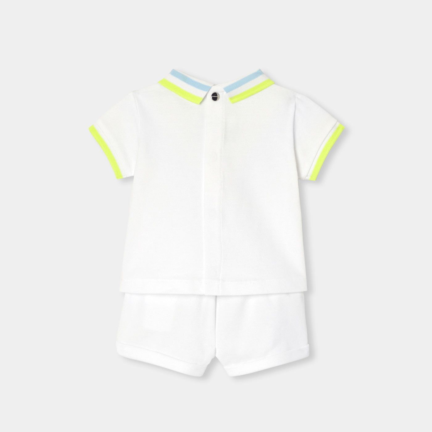 Baby boy set in cotton piqué