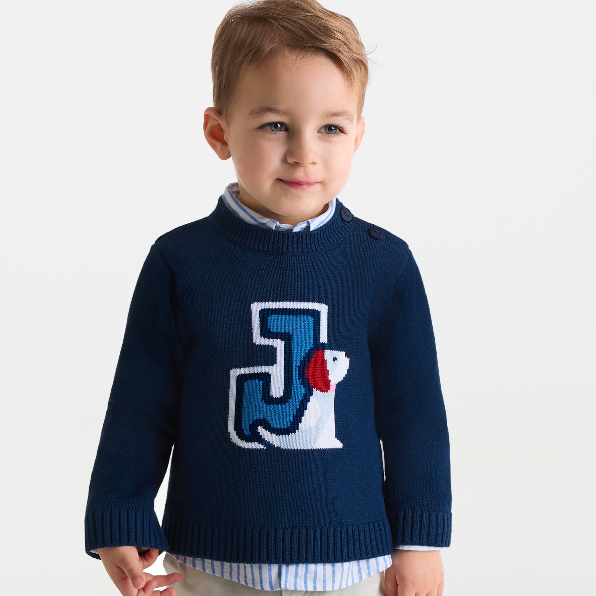 Baby boy cotton sweater