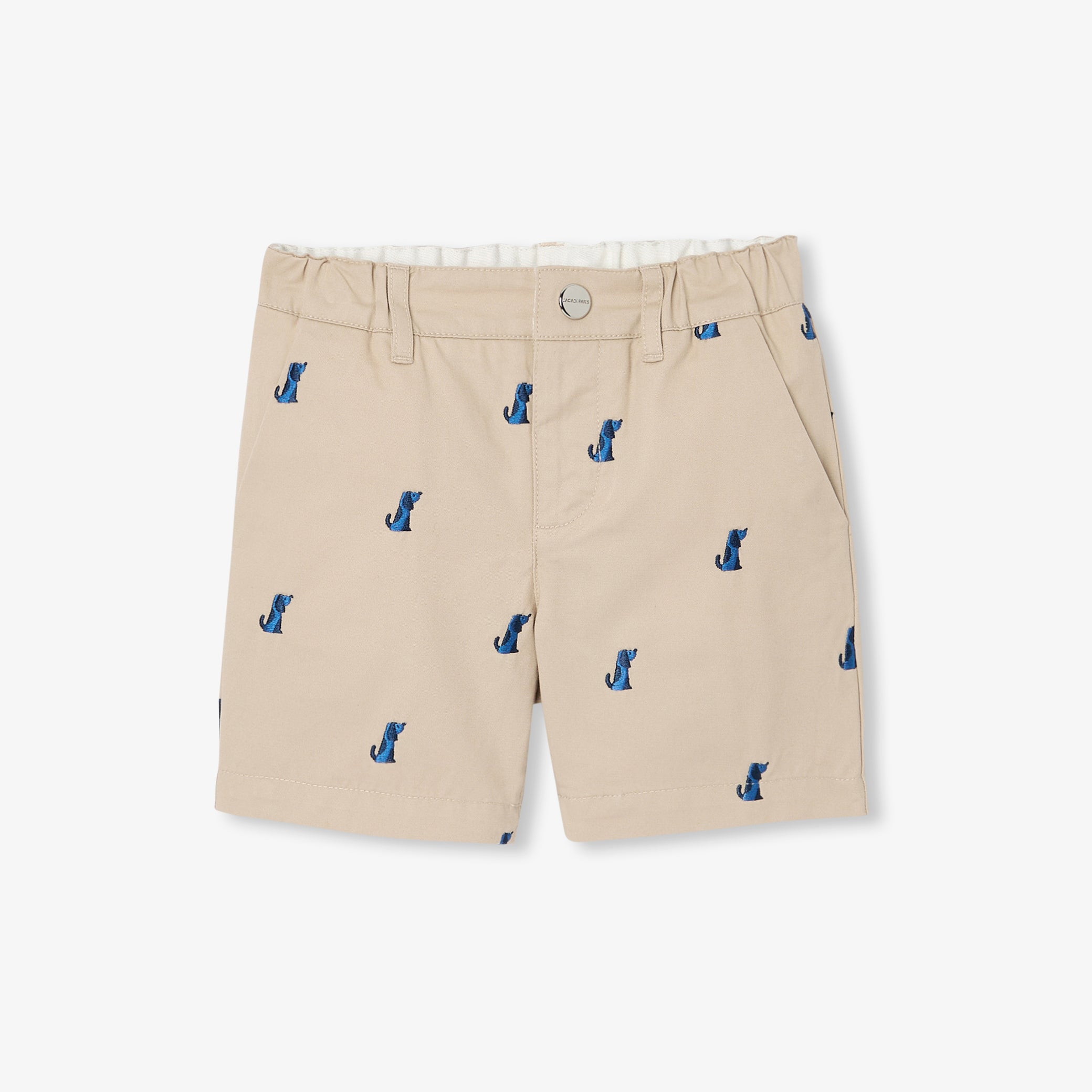Baby boy shorts in twill