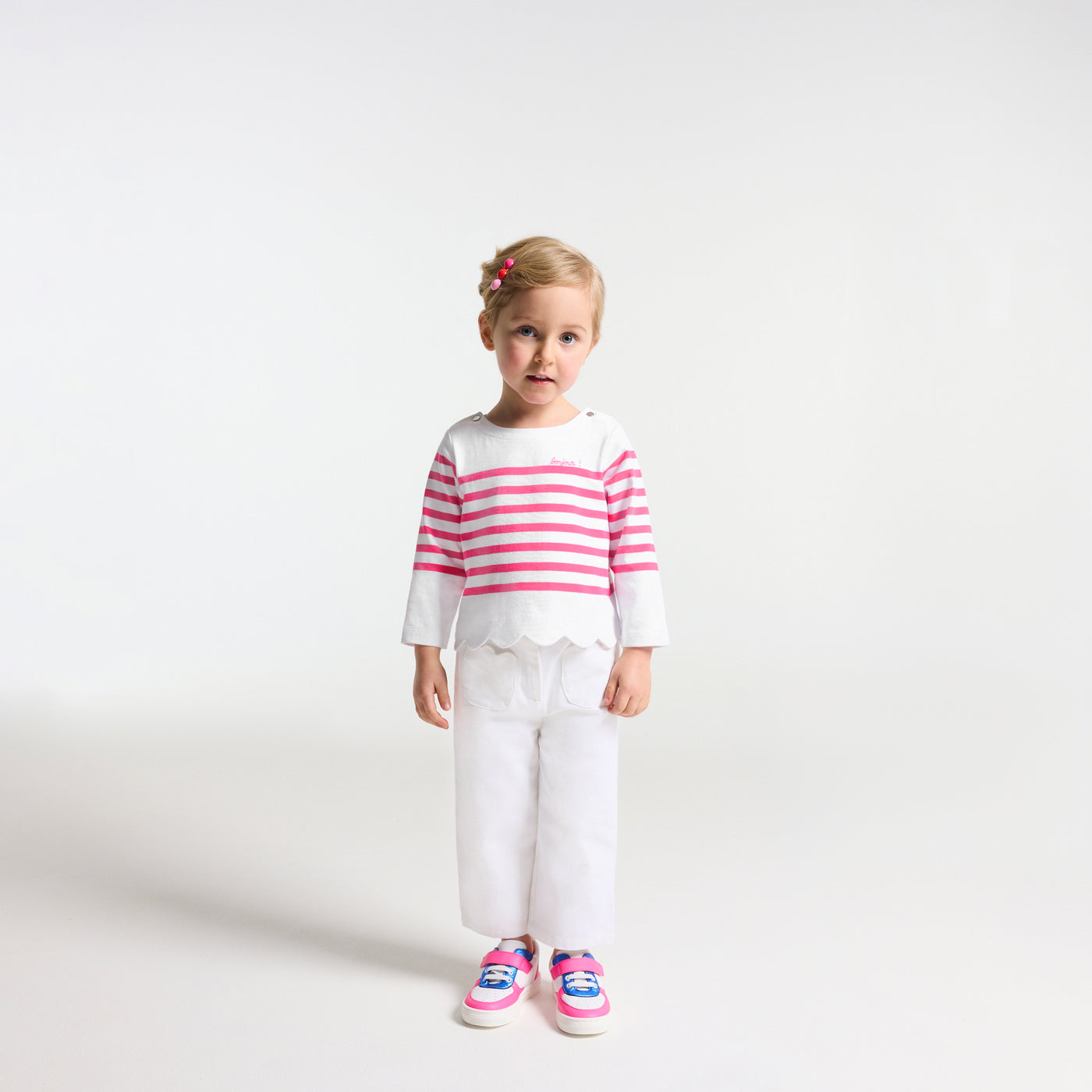Baby girl Breton tee