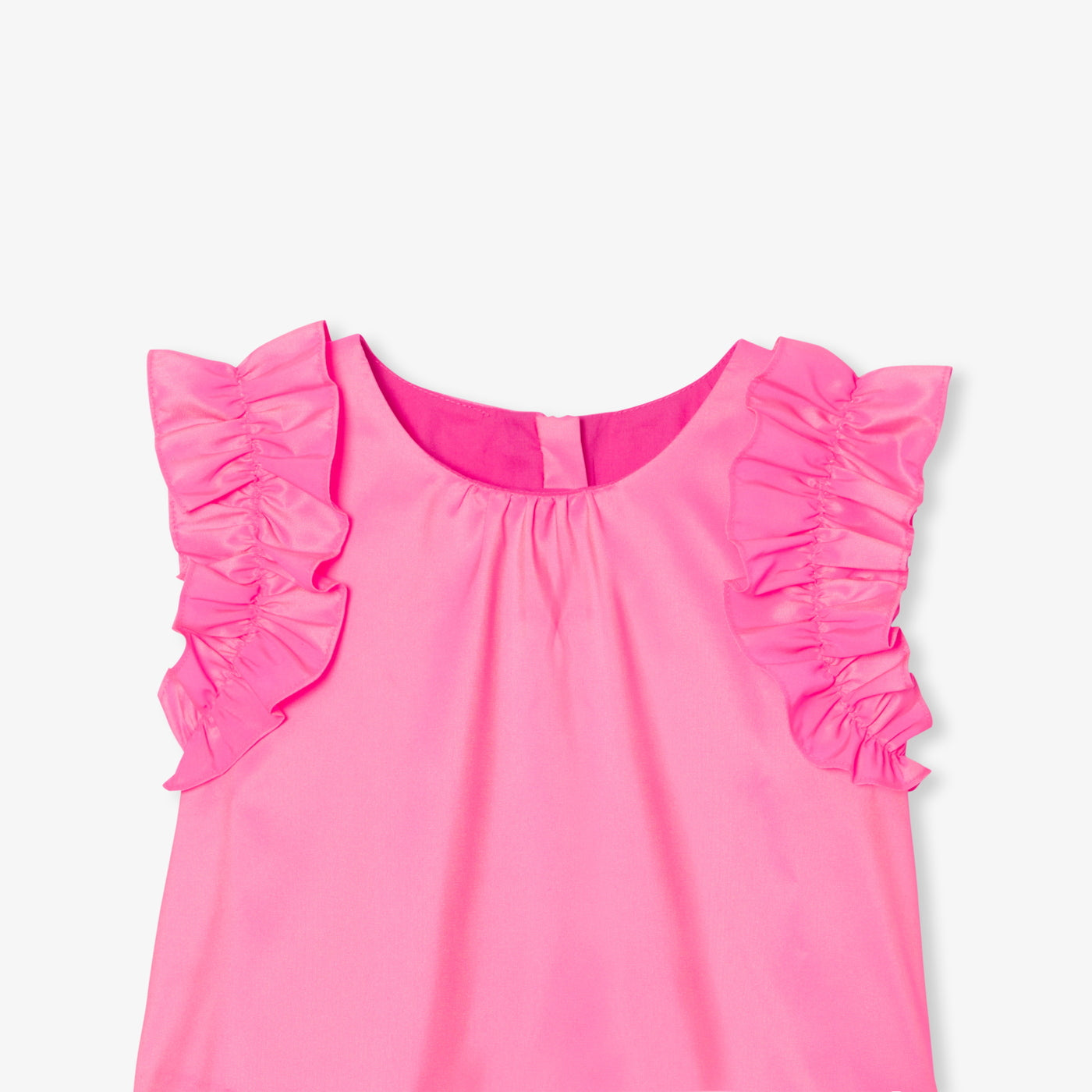 Girl taffeta top
